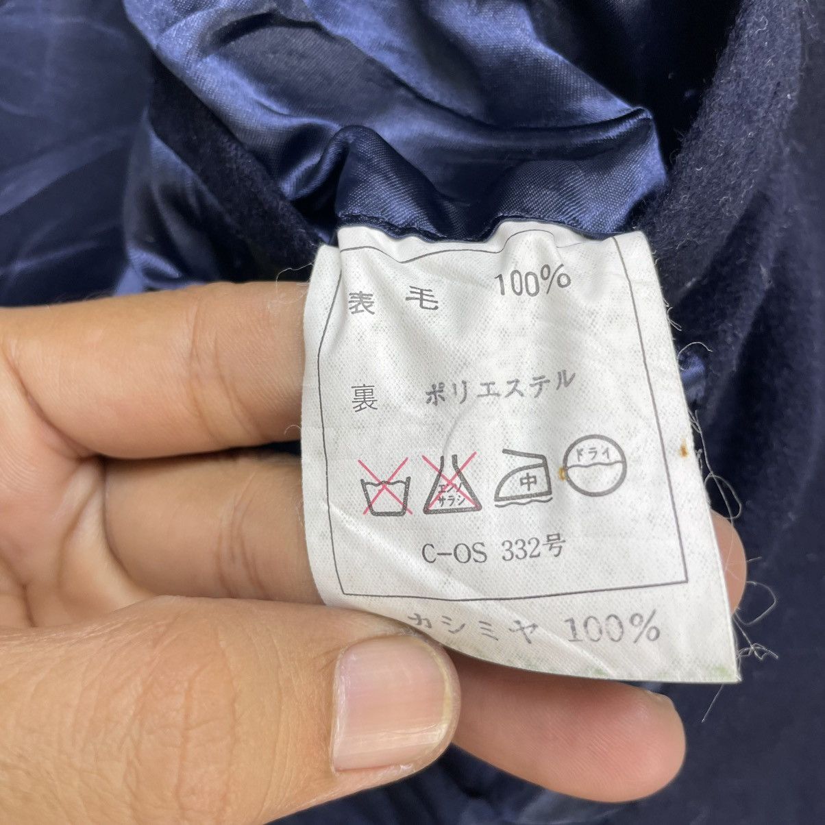 Autumn Cashmere 💥Luxury Brand Loro Piana Long Coat Navy Blue Jacket Size US M / EU 48-50 / 2 - 8 Thumbnail