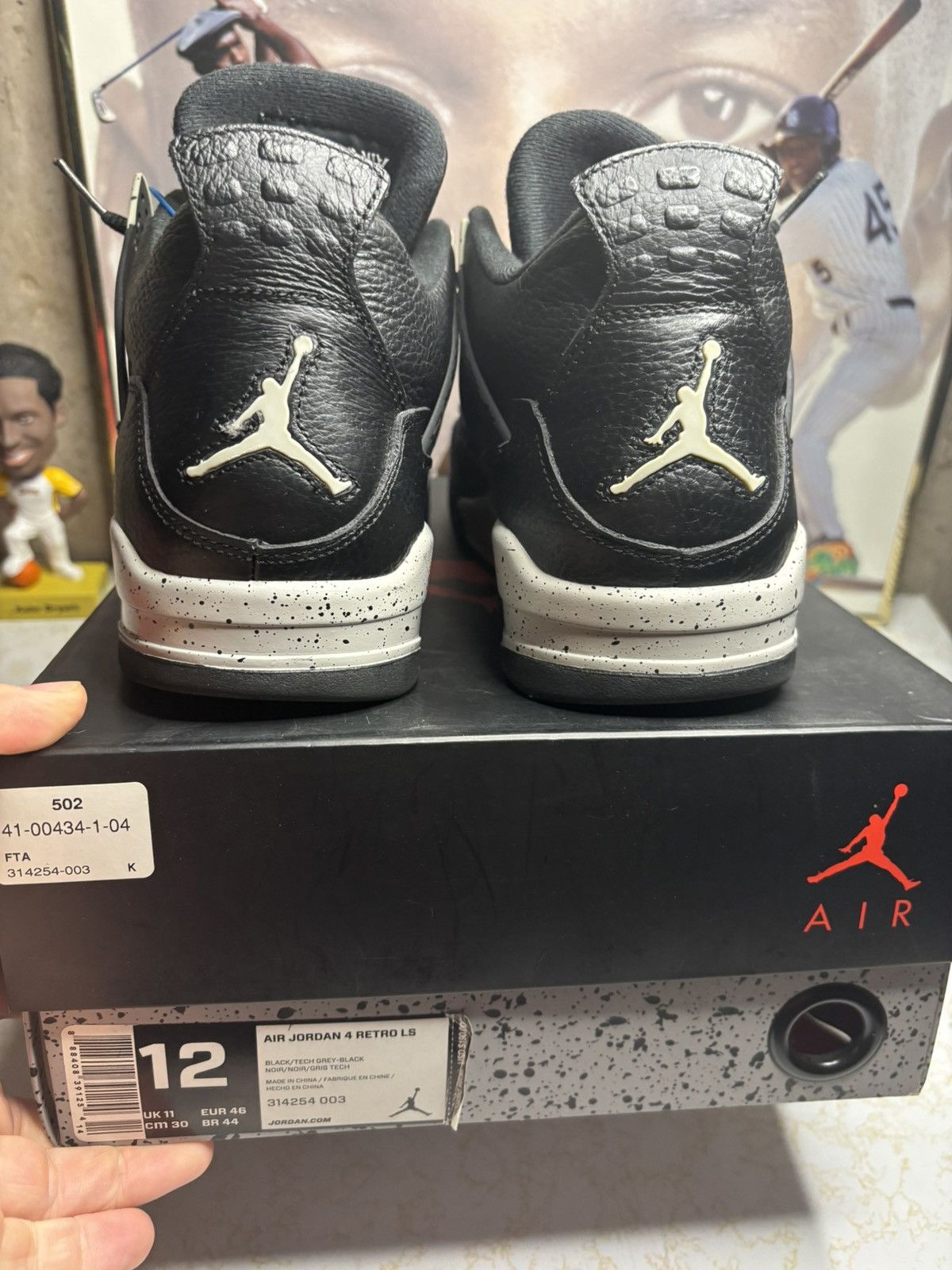 Jordan Brand Air Jordan 4 Retro oreo Size US 12 / EU 45 - 7 Thumbnail