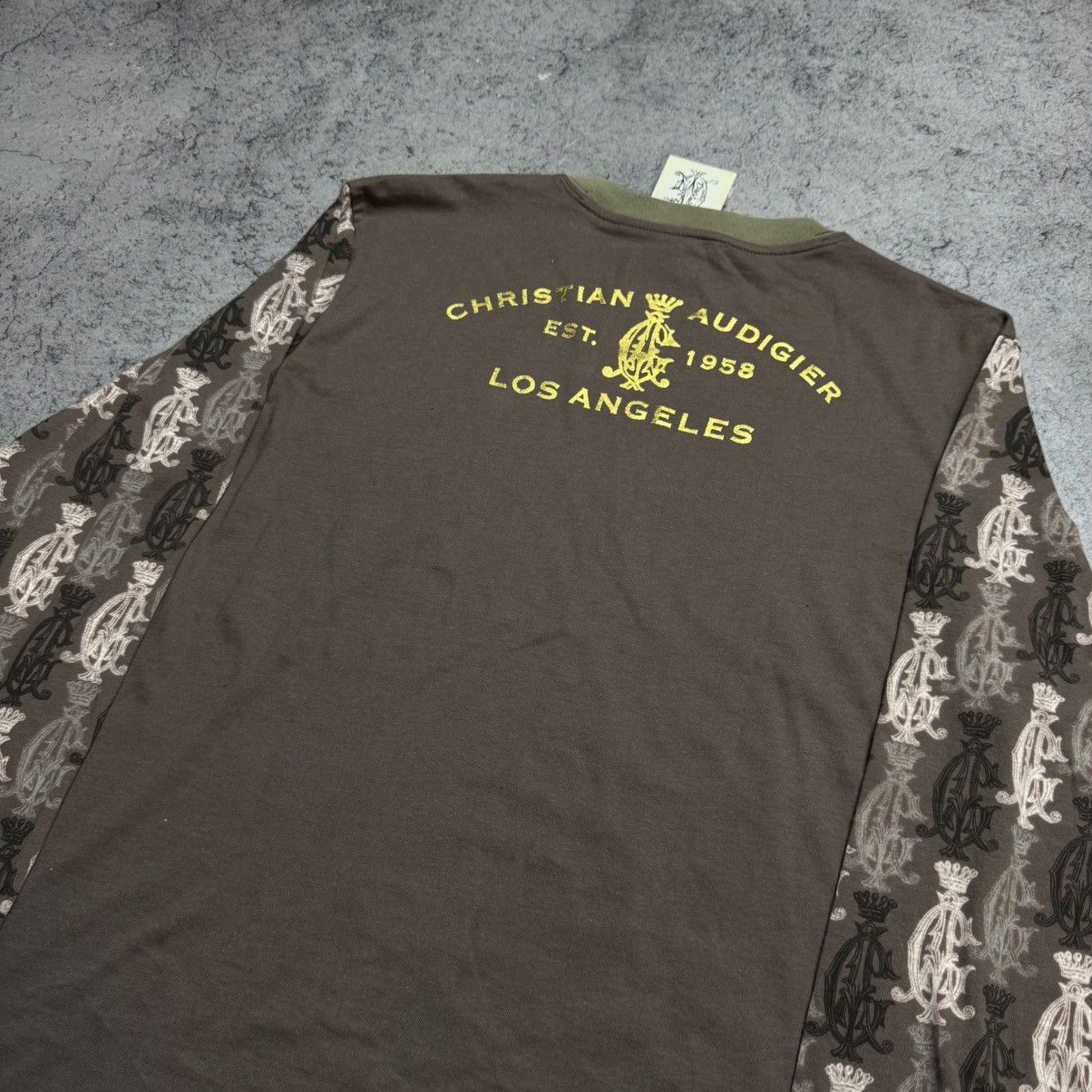 Christian Audigier NEW Christian Audigier Vintage Longsleeve T Shirt Size US XL / EU 56 / 4 - 4 Thumbnail