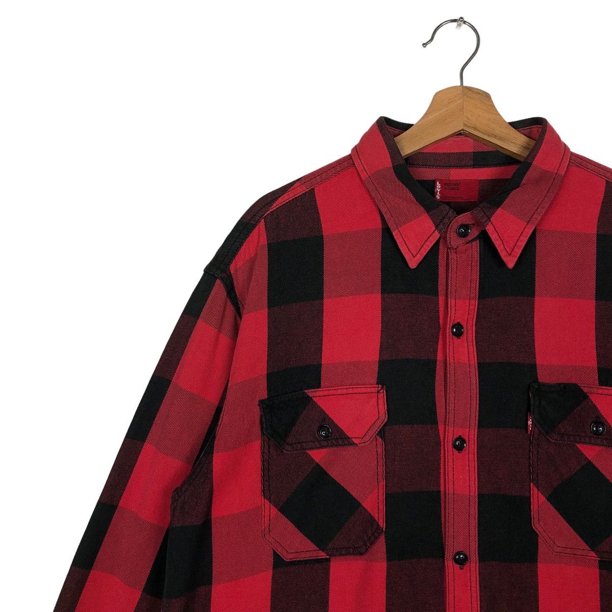Levi's 🔥Vintage Levi’s Flannel Jacket Tartan Design Punk Style Size US XL / EU 56 / 4 - 6 Thumbnail