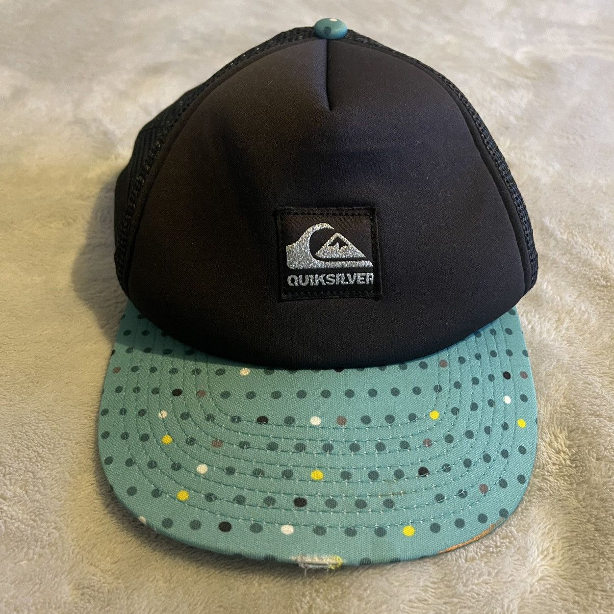 Quiksilver Quiksilver Hat Men One Size Black Trucker Adjustable Cap Size ONE SIZE - 1 Thumbnail
