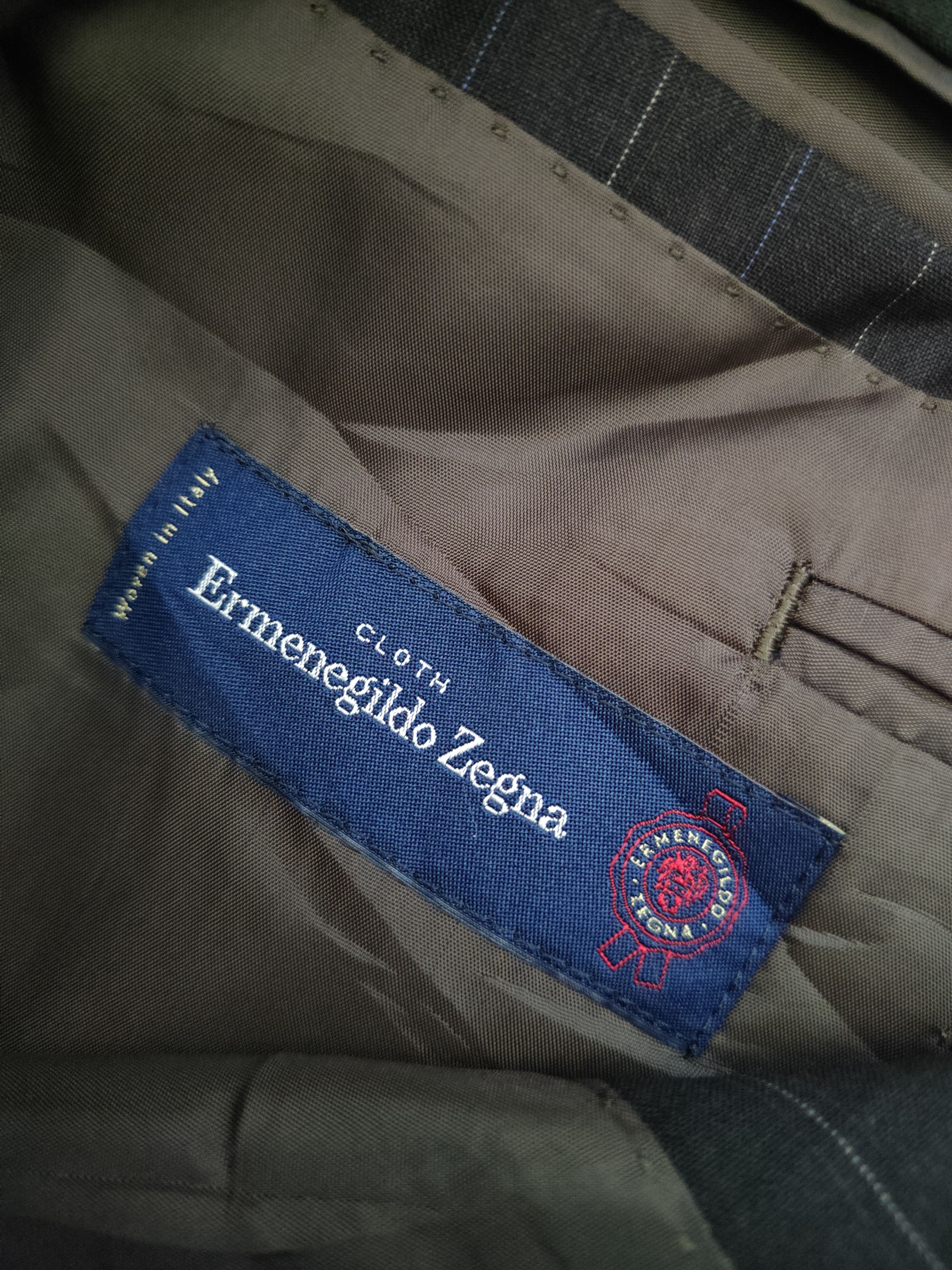 Ermenegildo Zegna × Vintage Vintage Ermenegildo Zegna-Fiera Black Blazers Size US M / EU 48-50 / 2 - 13 Thumbnail