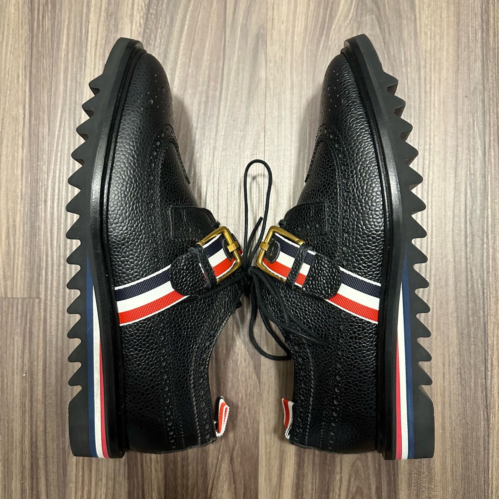Thom Browne Rare Classic Thom Browne Wingtip with Strap US 7 | EU 40 Size US 7 / EU 40 - 5 Thumbnail