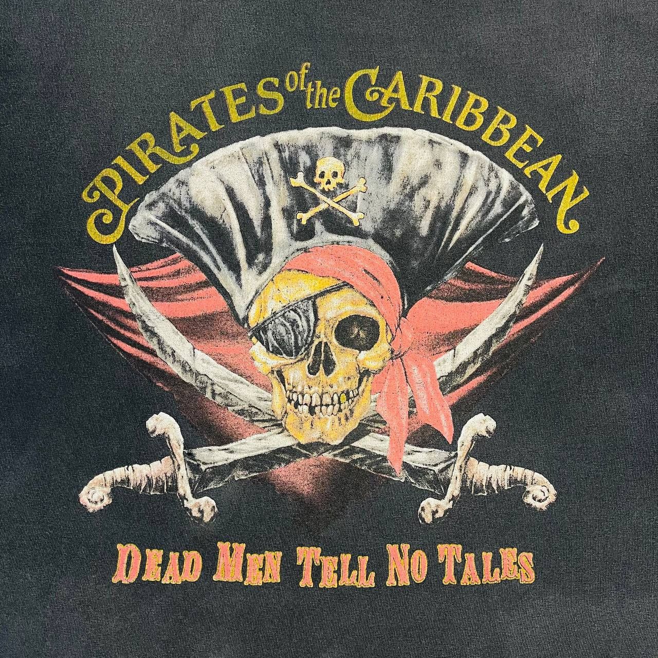 Disney × Vintage Vintage THRASHED Pirates Of The Carribbean Shirt Size US L / EU 52-54 / 3 - 2 Thumbnail