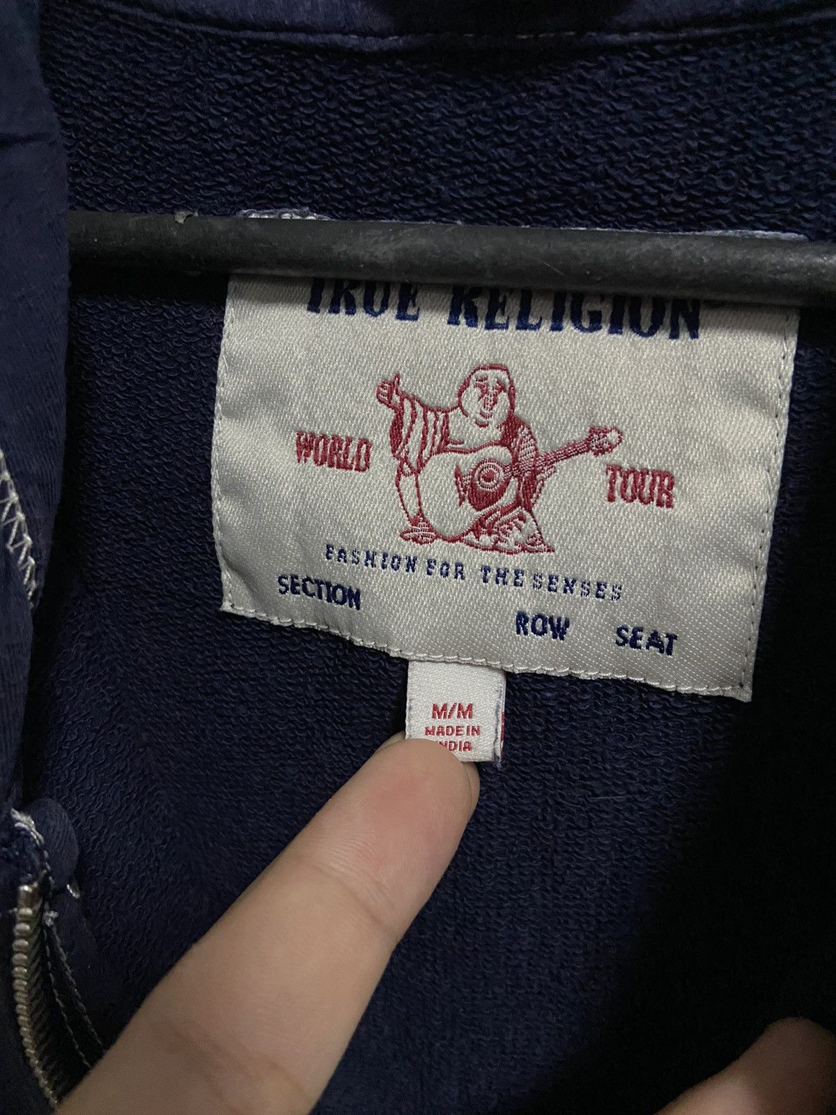True Religion × Vintage True religion zip hoodie big logo vintage Size US M / EU 48-50 / 2 - 5 Thumbnail