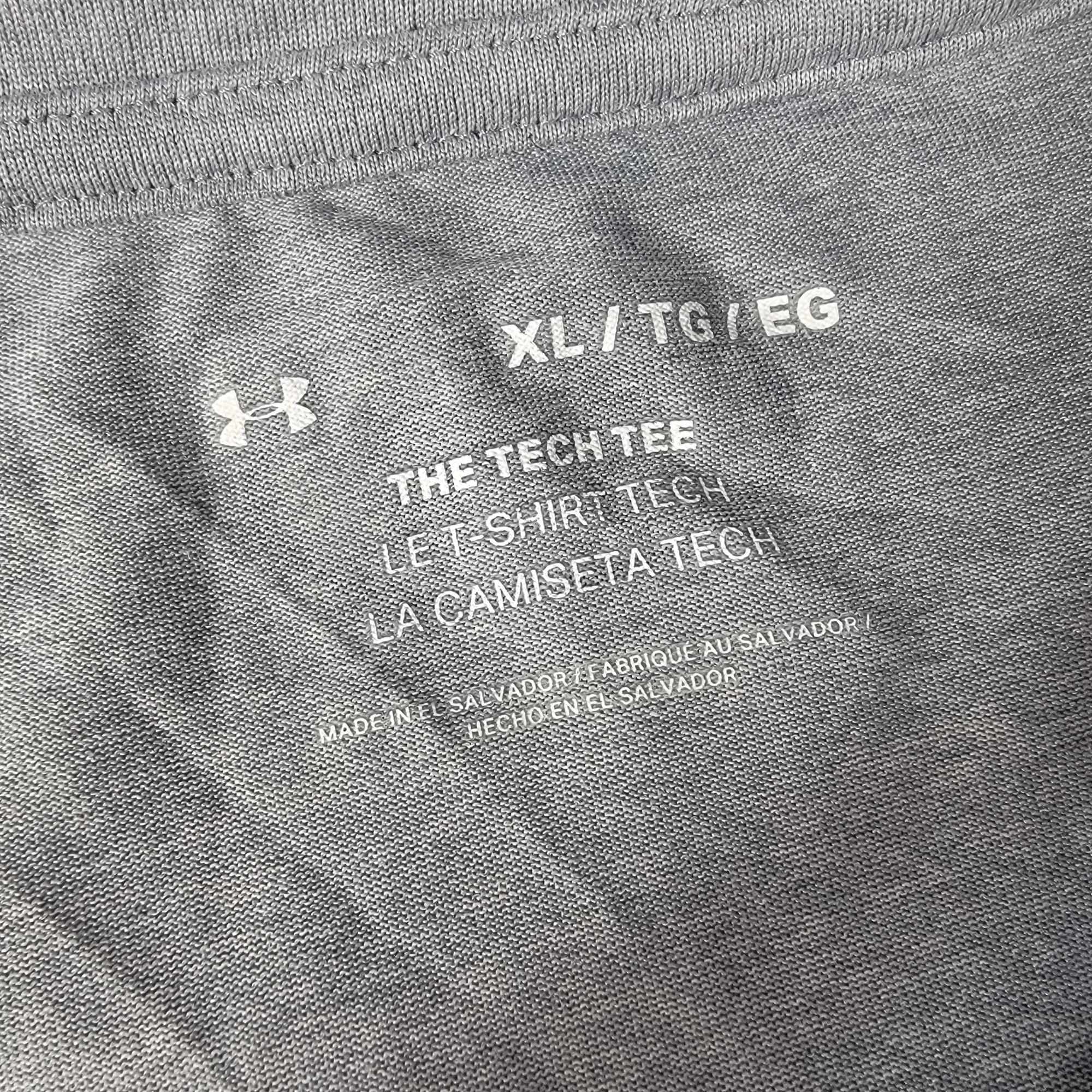 Under Armour Under Armour Mens XL Gray The Tech Tee Shirt Short Sleeve At Size US XL / EU 56 / 4 - 3 Thumbnail