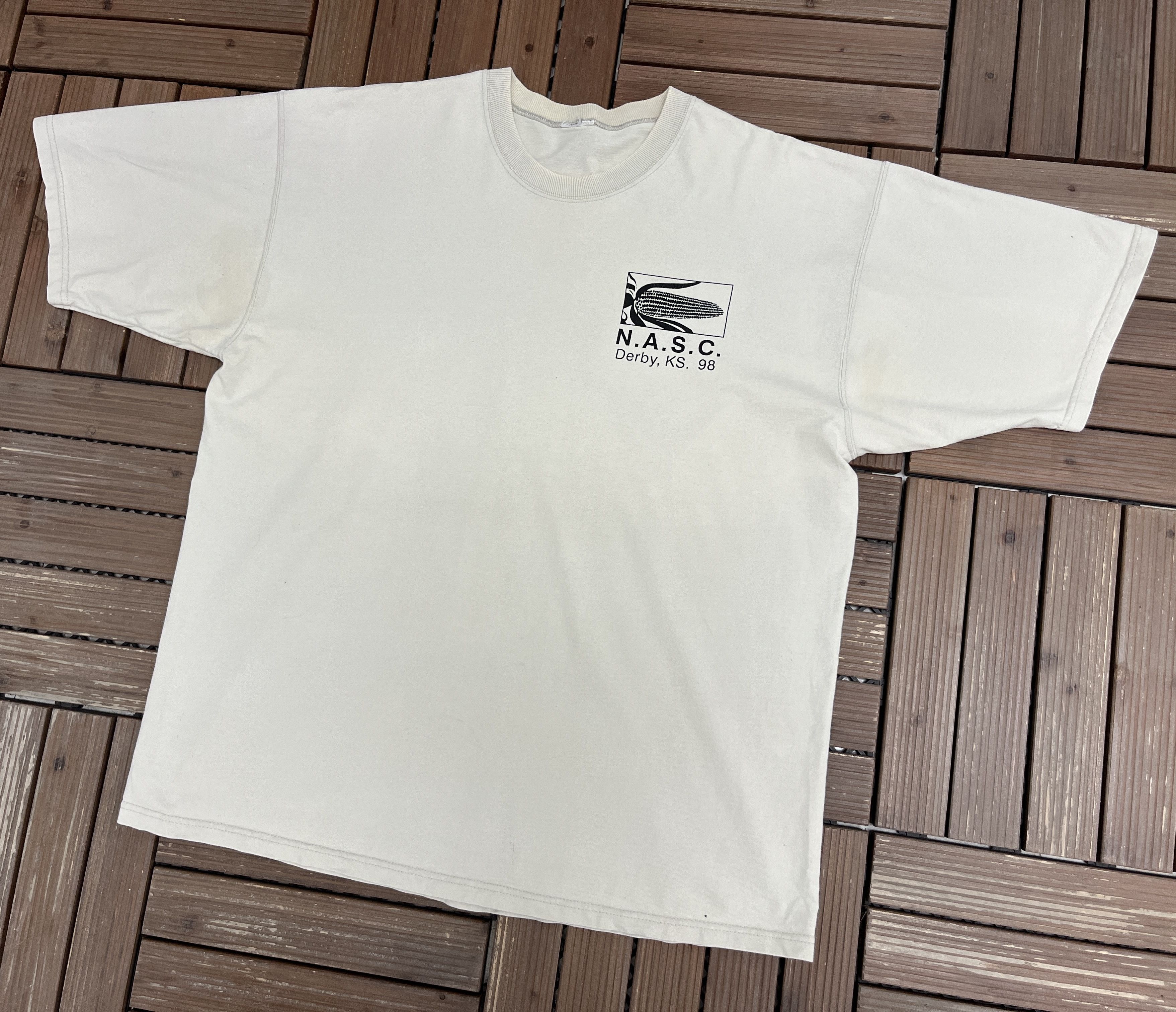Vintage N.A.S.C. Derby, KS '98 Vintage T-Shirt Tee Size US XL / EU 56 / 4 - 3 Thumbnail
