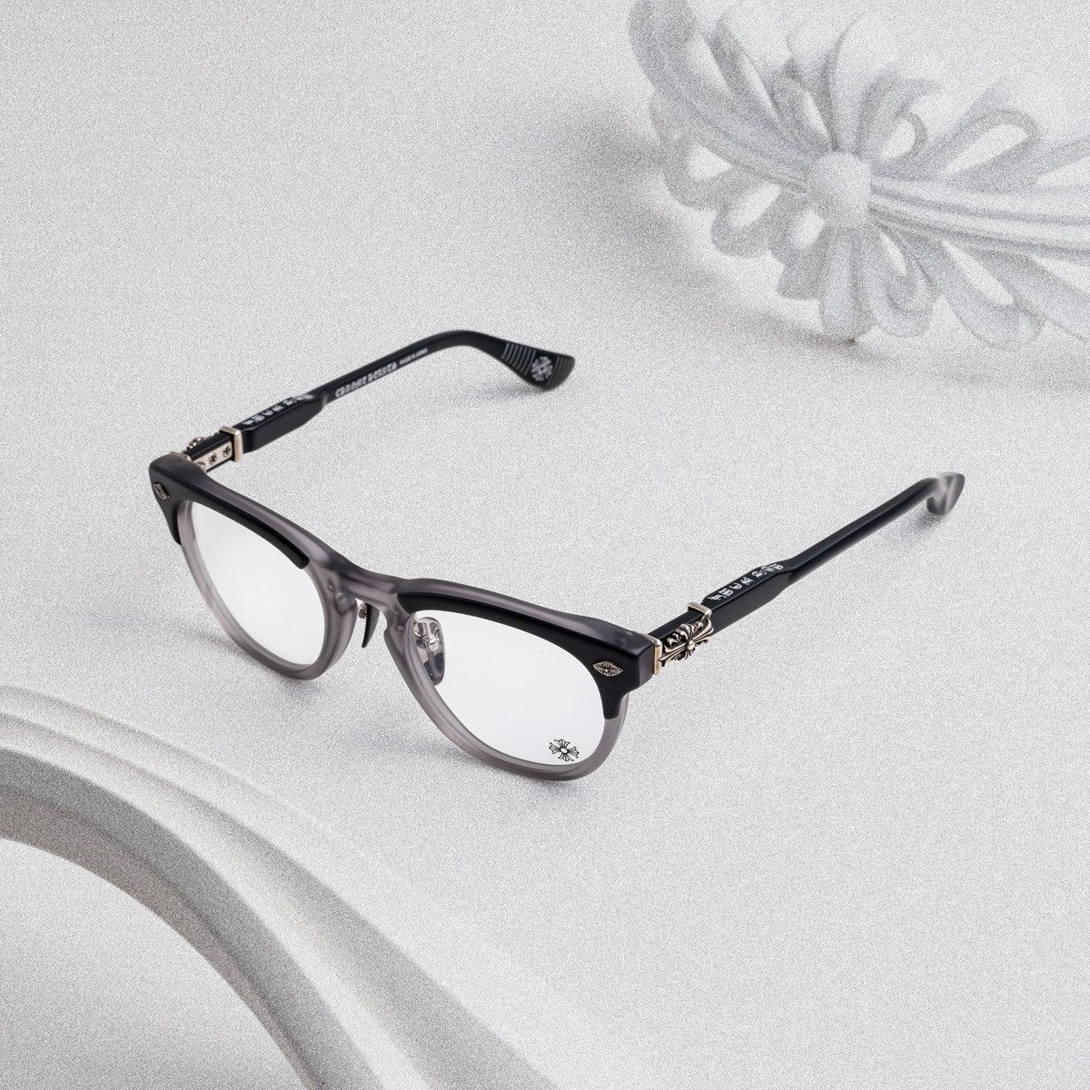 Chrome Hearts CHROME HEARTS RODSICLE MATTE BLACK MATTE GRAPHITE/ MATTE BLACK GLASSES Size ONE SIZE - 2 Thumbnail
