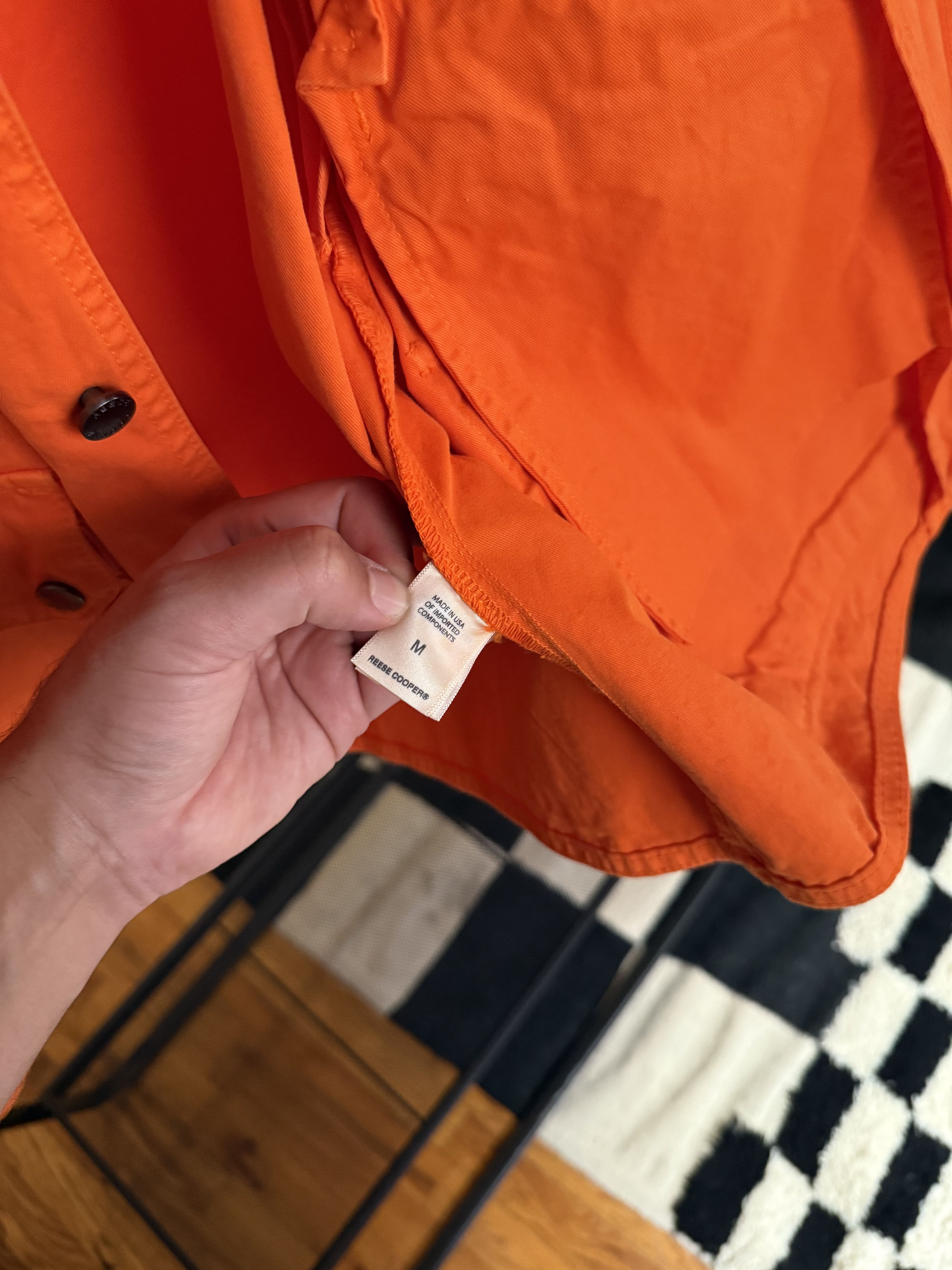 Reese Cooper Reece Cooper Orange Work Chore Coat Size US M / EU 48-50 / 2 - 9 Thumbnail