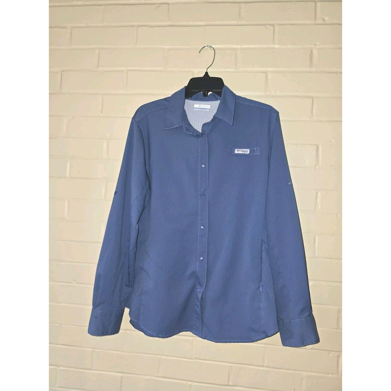 Columbia COLUMBIA PFG Omni Shade Long Sleeve Shirt Vented Women Large Size L / US 10 / IT 46 - 1 Thumbnail