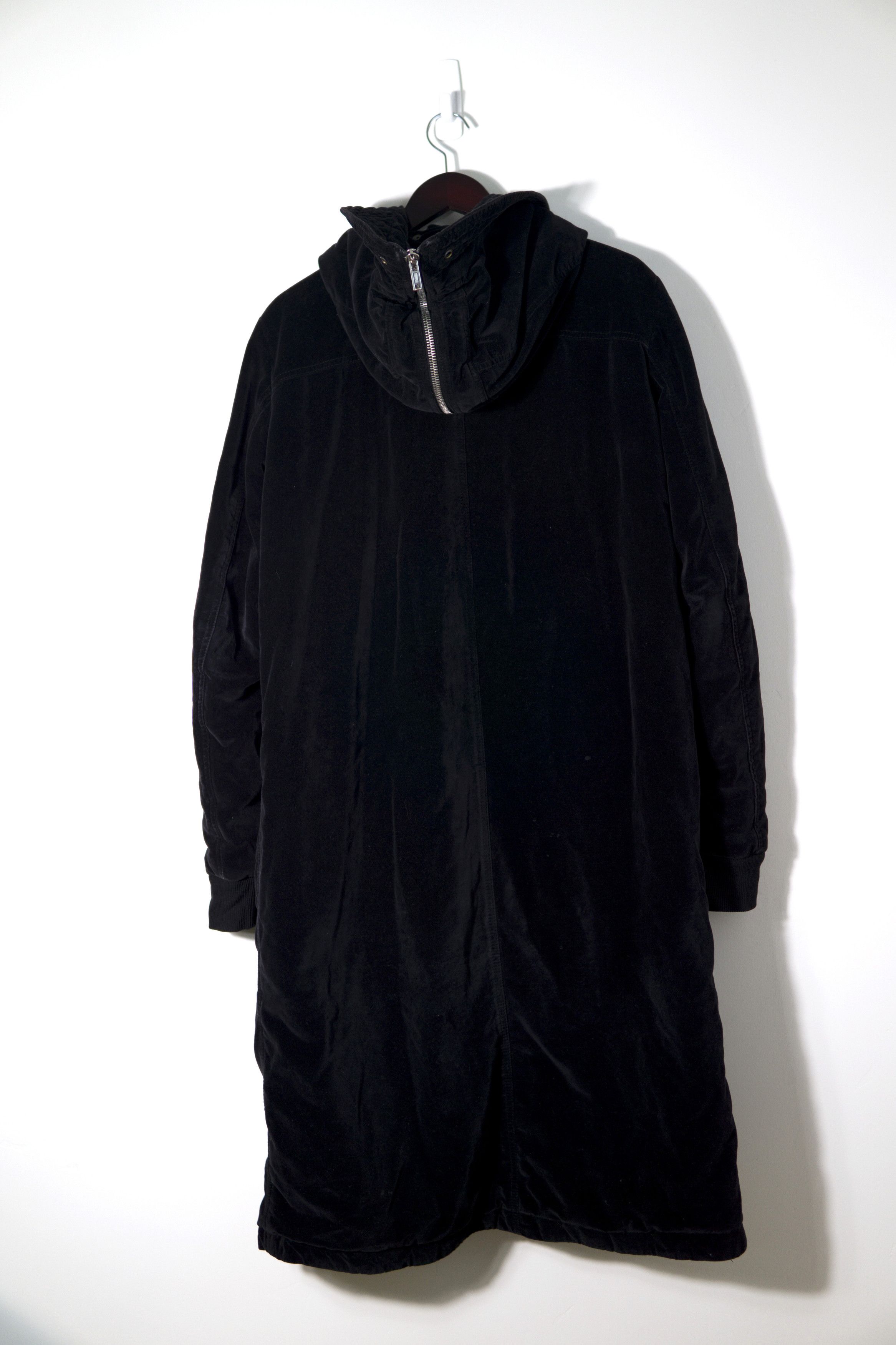 Rick Owens FW07 Crushed Velvet Exploder Parka Size US S / EU 44-46 / 1 - 2 Thumbnail