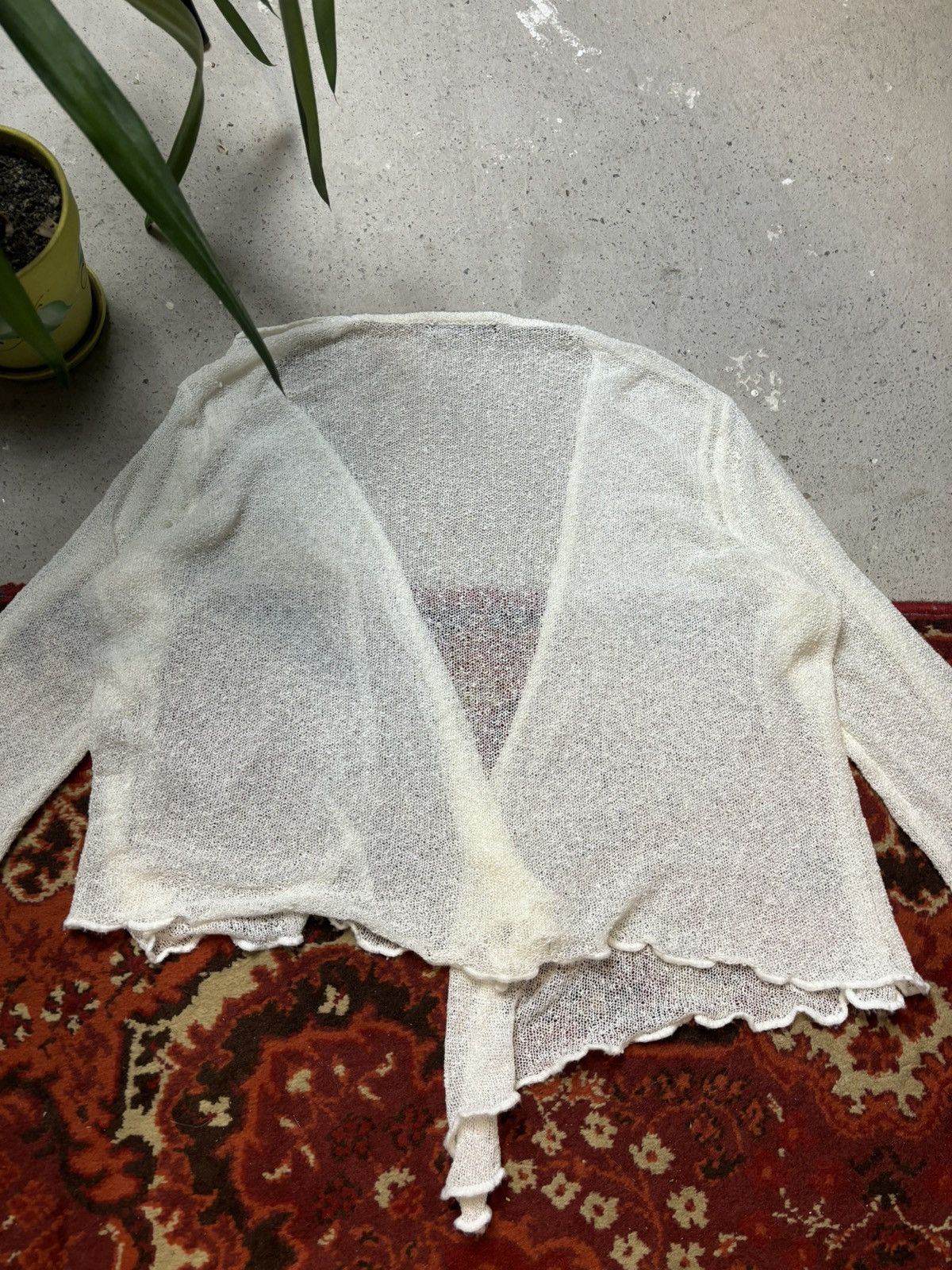 Japanese Brand × Vintage Vintage Open Weave Crotchet Net Shrug Size L / US 10 / IT 46 - 5 Thumbnail