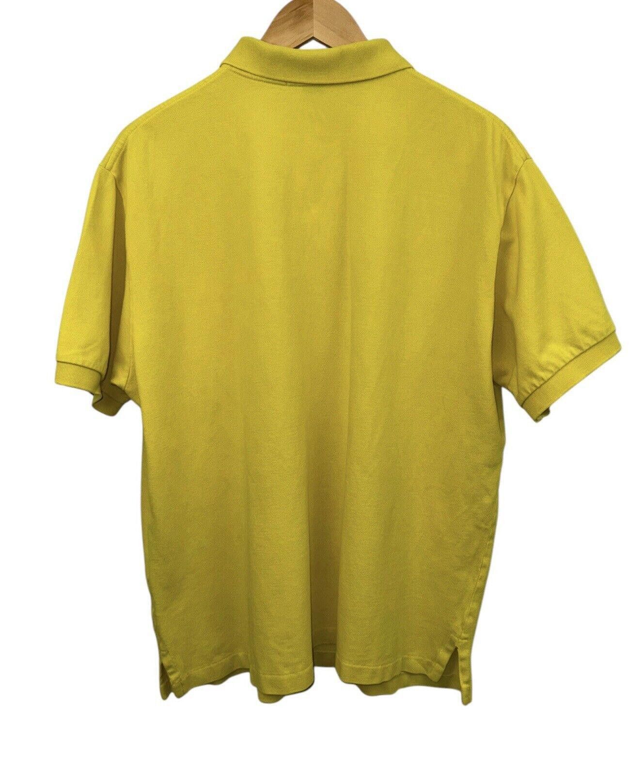 Polo Ralph Lauren Vintage Polo Ralph Lauren Dew Yellow Big Pony Polo Shirt XL Size US XL / EU 56 / 4 - 5 Thumbnail