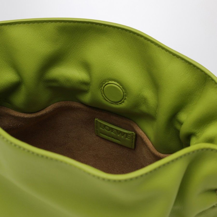 Loewe o1d2blof0824 Size: OS / Leather Flamenco Clutch in Green Size ONE SIZE - 4 Thumbnail