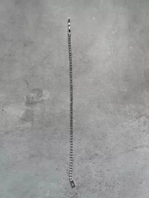 Jewelry Diamond Ice Bracelet Link Jewelry Chrome Casual Chain Cuff Size ONE SIZE - 3 Thumbnail