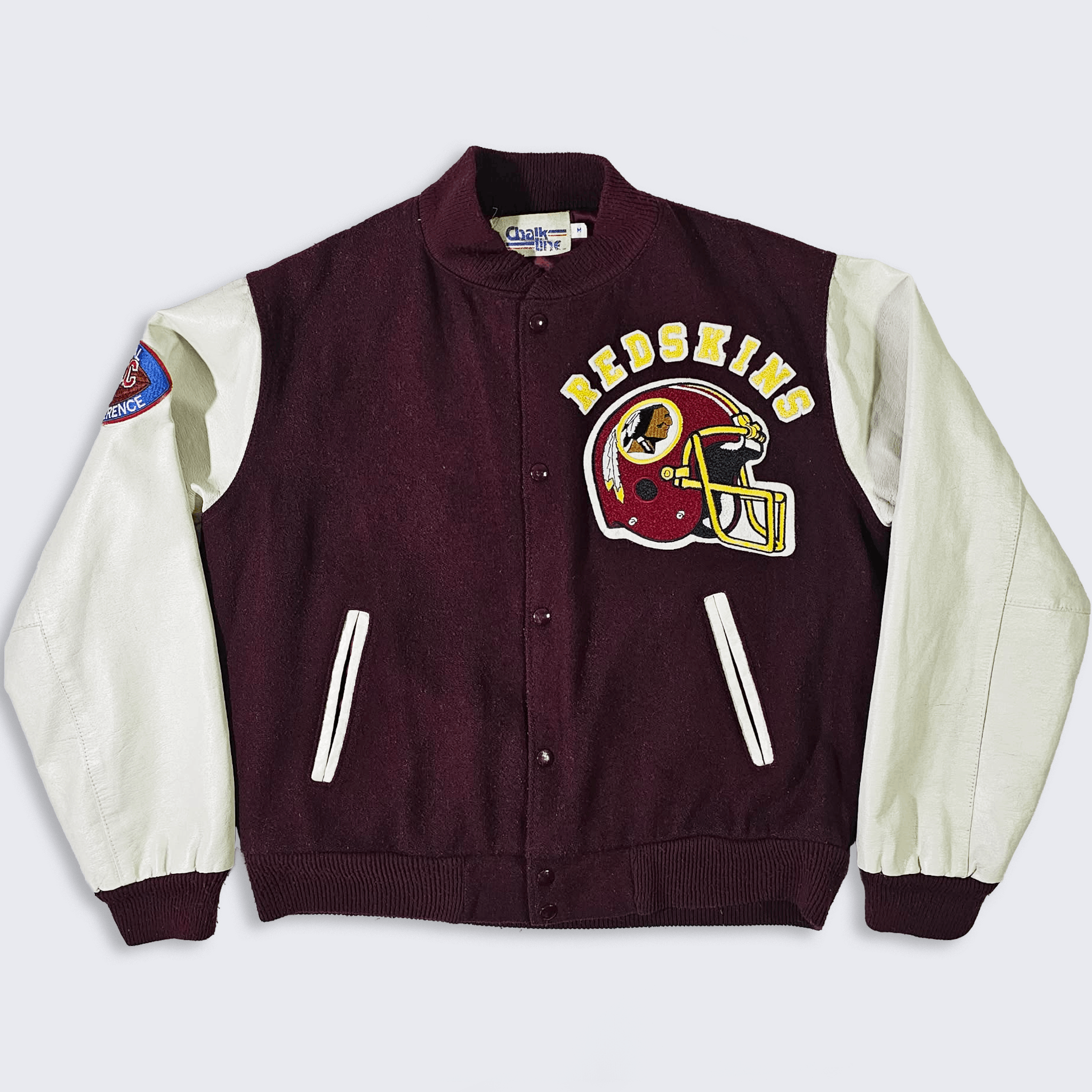 Chalk Line Washington Commanders Vintage 80s Chalk Line Varsity Jacket Size US M / EU 48-50 / 2 - 2 Thumbnail