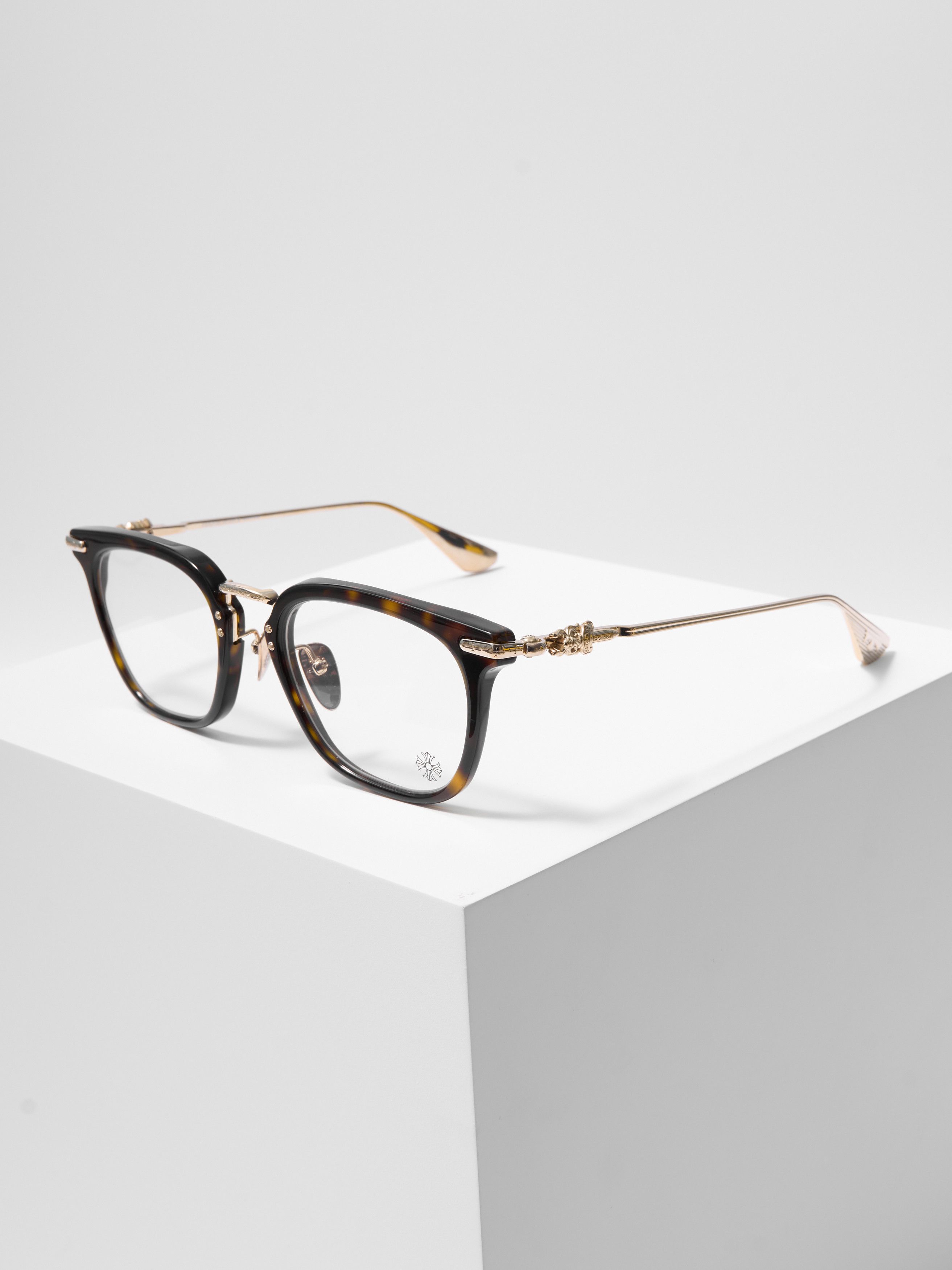 Chrome Hearts CHROME HEARTS CLOACO DARK TORTOISE/GOLD PLATED Size ONE SIZE - 1 Thumbnail