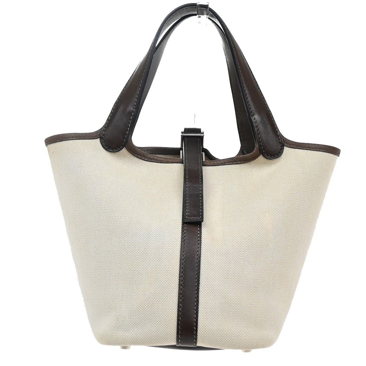 Hermes Hermes Picotin Toile and Leather Size ONE SIZE - 1 Thumbnail