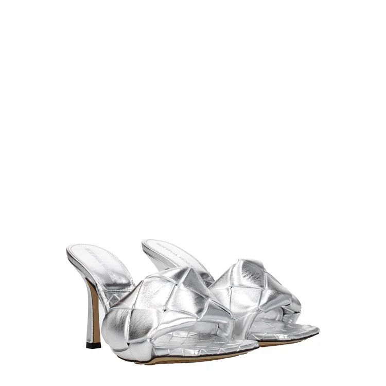 Bottega Veneta ob1o1e0724 Sandals in Silver Size US 5.5 / IT 35.5 - 2 Thumbnail