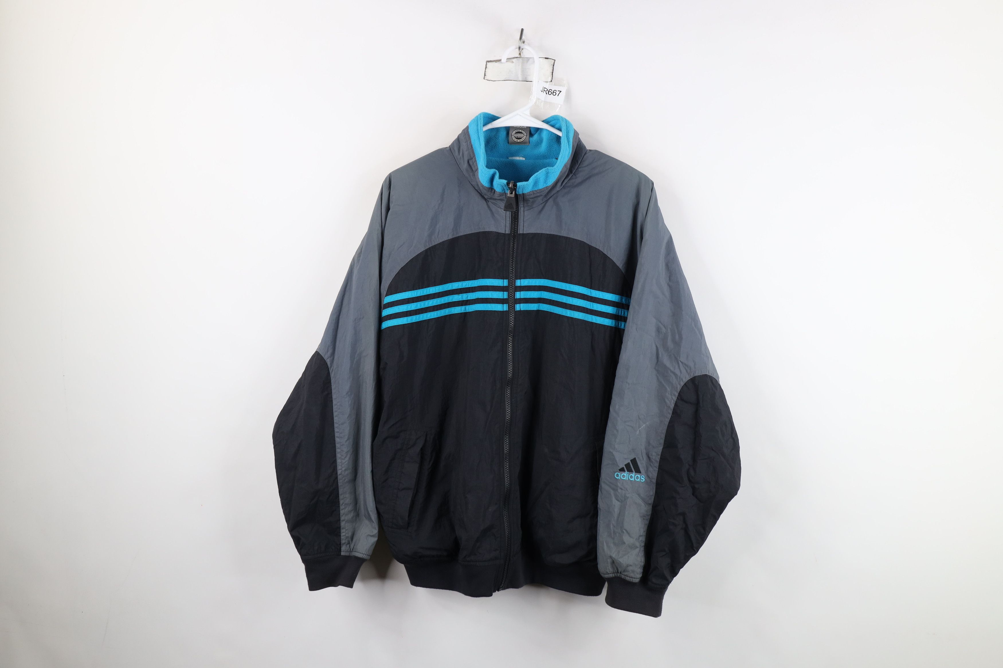Adidas Vintage 90s Adidas Striped Reversible Bomber Jacket Size M / US 6-8 / IT 42-44 - 1 Thumbnail