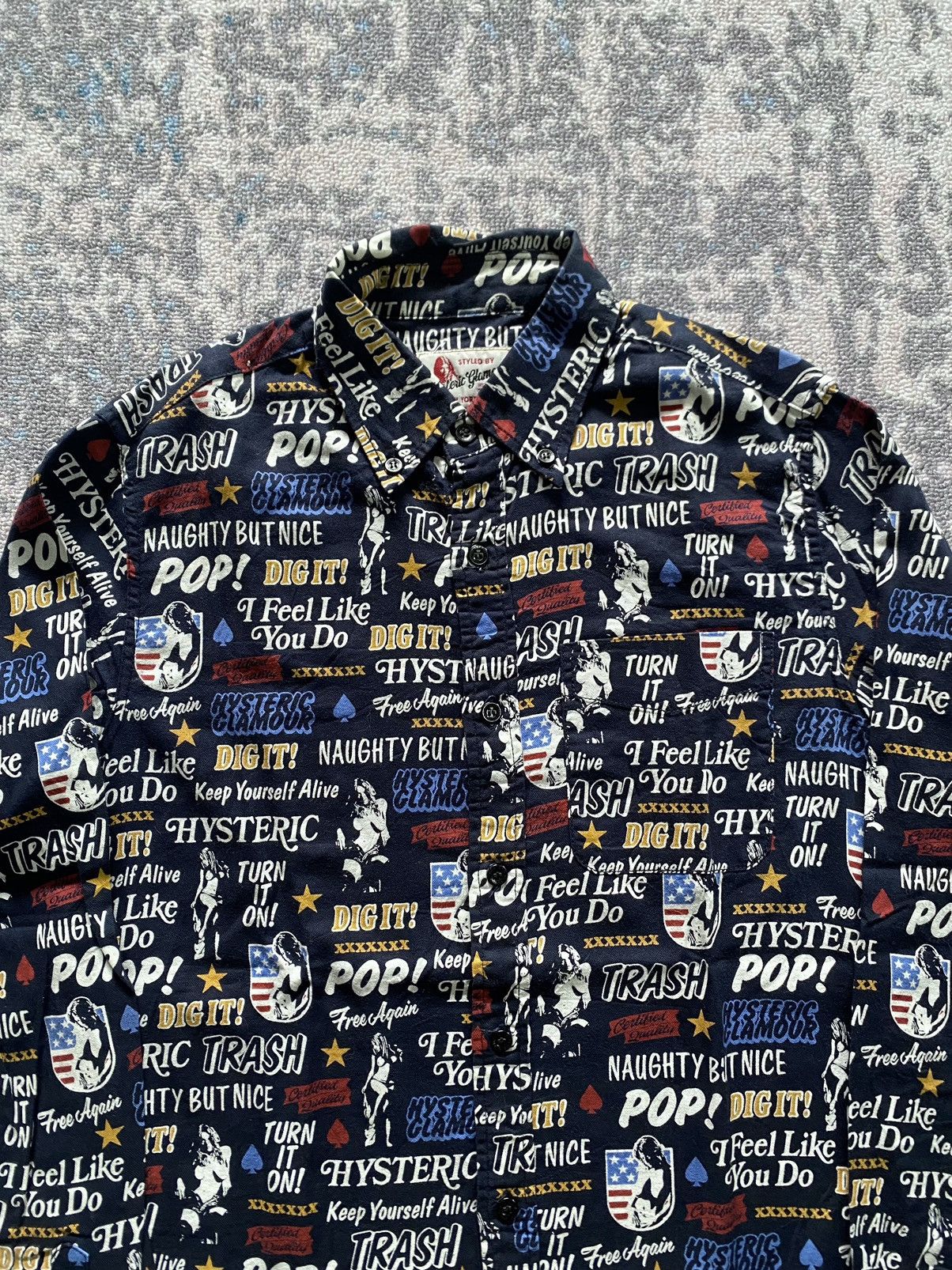 Hysteric Glamour × Japanese Brand Vintage Hysteric Glamour Button Down Shirt Size US S / EU 44-46 / 1 - 3 Thumbnail