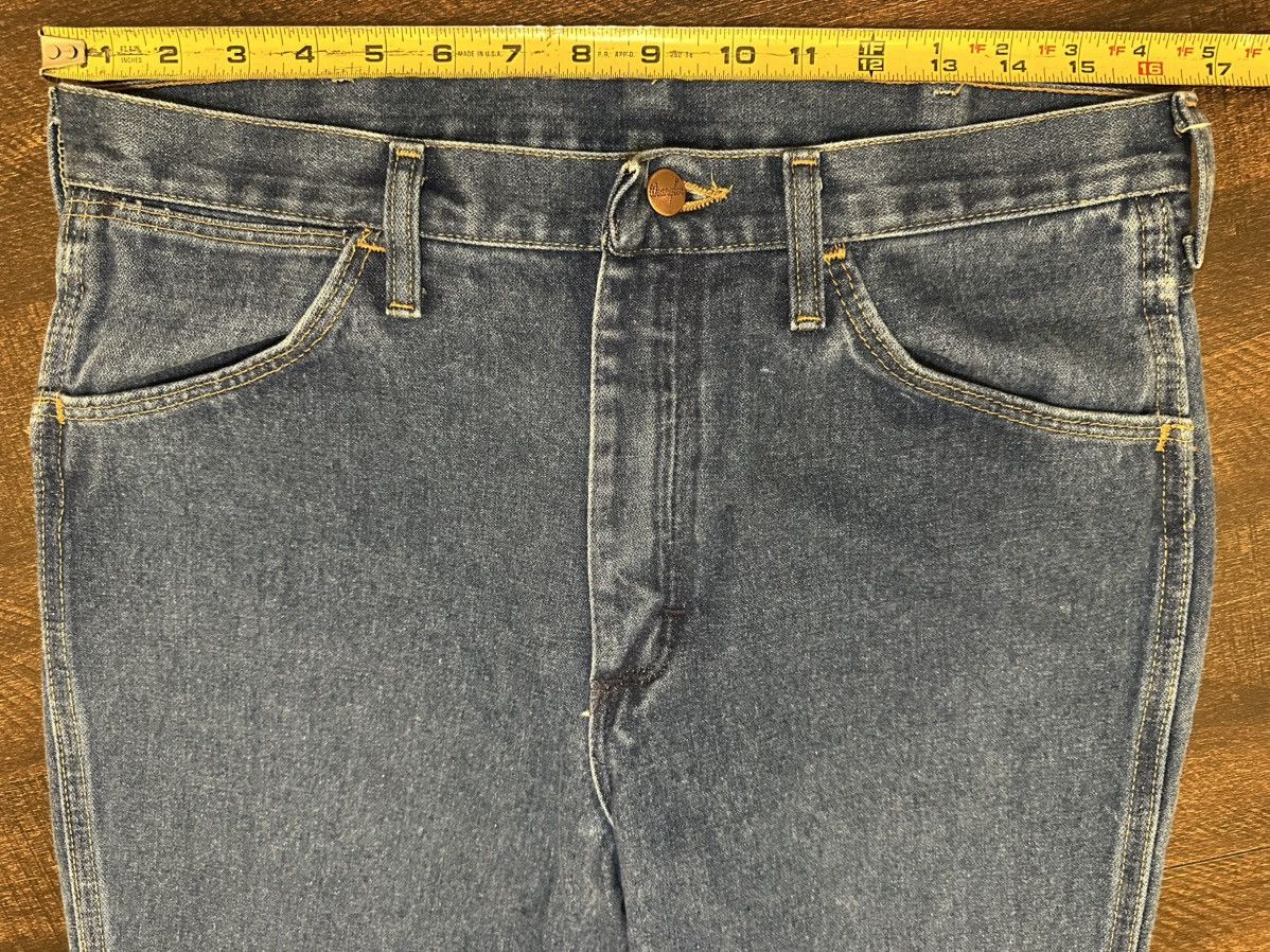 Wrangler Vintage Wrangler Mens Jeans Blue Size 33x32 Denim Straight Size US 33 - 4 Thumbnail