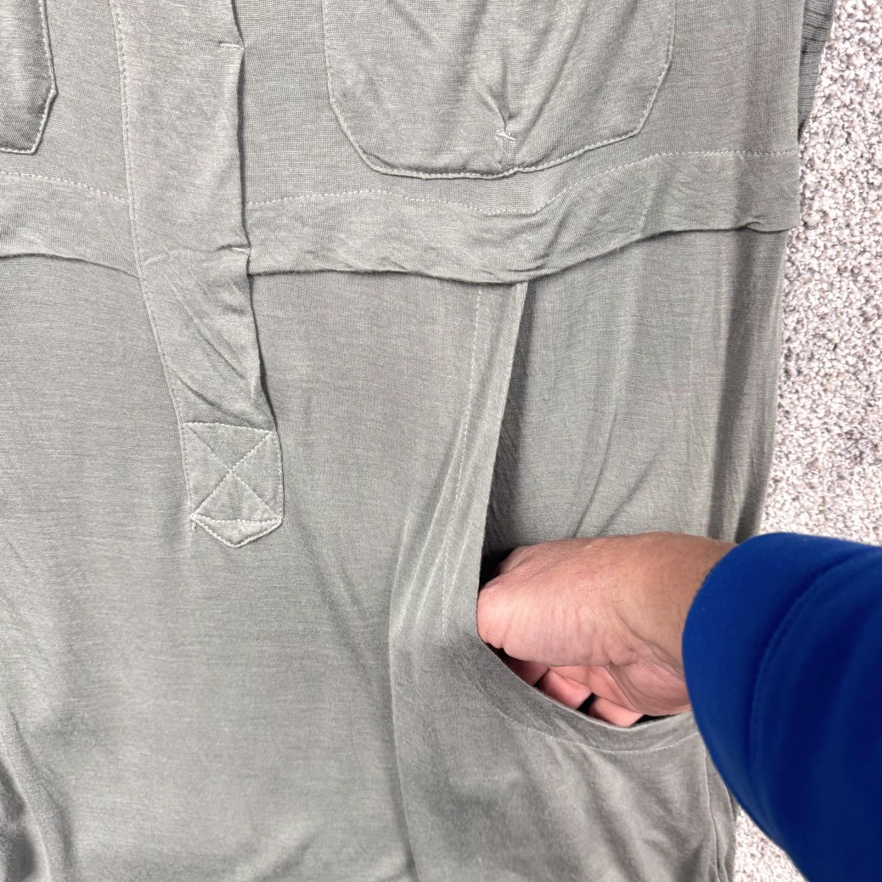 Hurley Hurley Shirt Dress Medium Hi Low Military Boho Industrial Gorpcore Skater Grunge Size M / US 6-8 / IT 42-44 - 7 Thumbnail