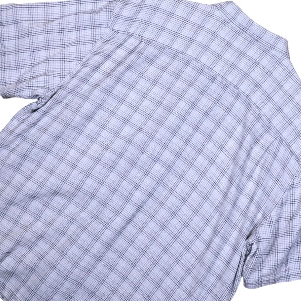 High Sierra High Sierra Mens Plaid Short Sleeve Shirt XL Blue White Casual Button Up Size US XL / EU 56 / 4 - 4 Thumbnail