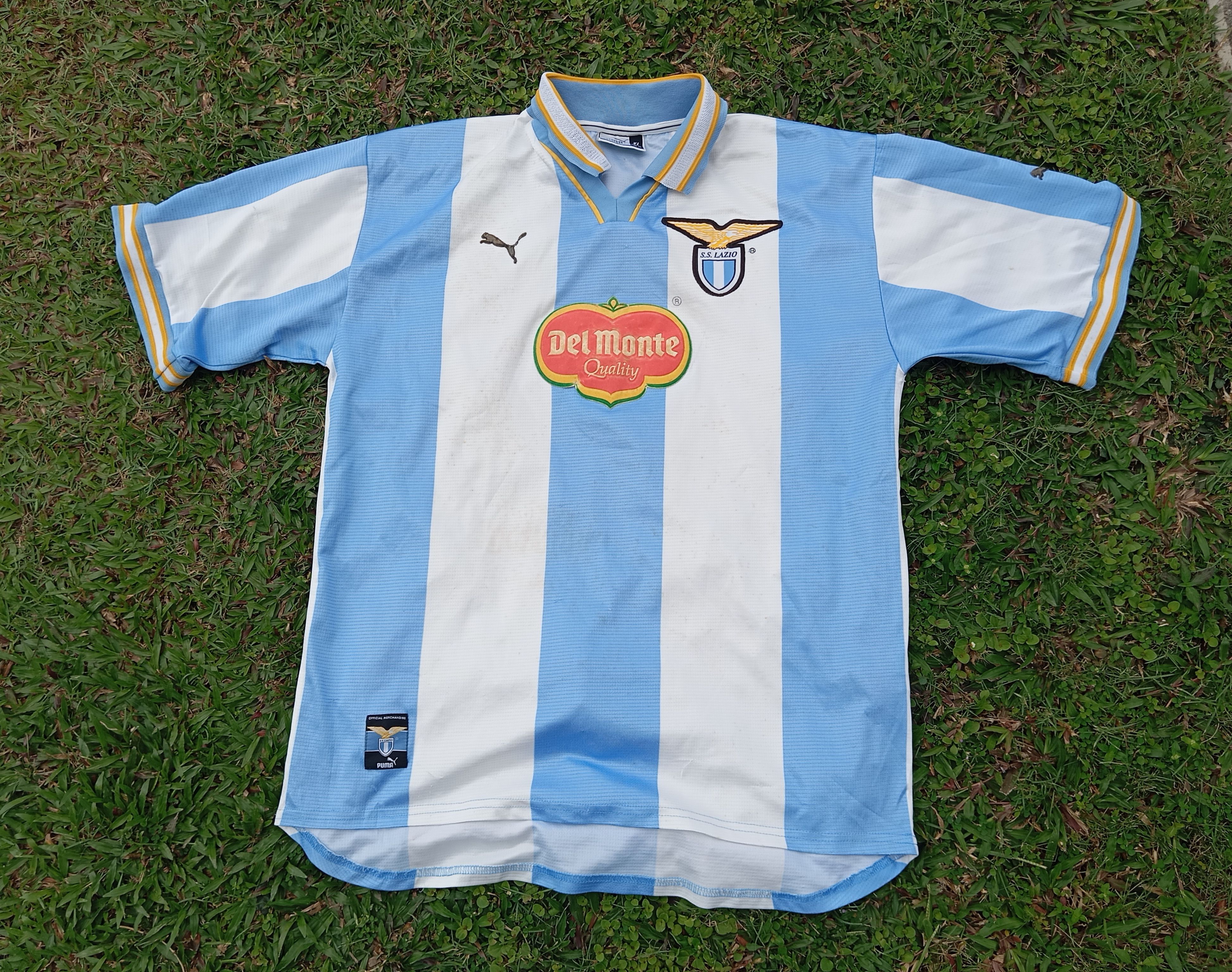 Vintage RARE Vtg 99/00 Lazio jersey ⚽🇮🇹 European Champions League Size US XL / EU 56 / 4 - 2 Thumbnail