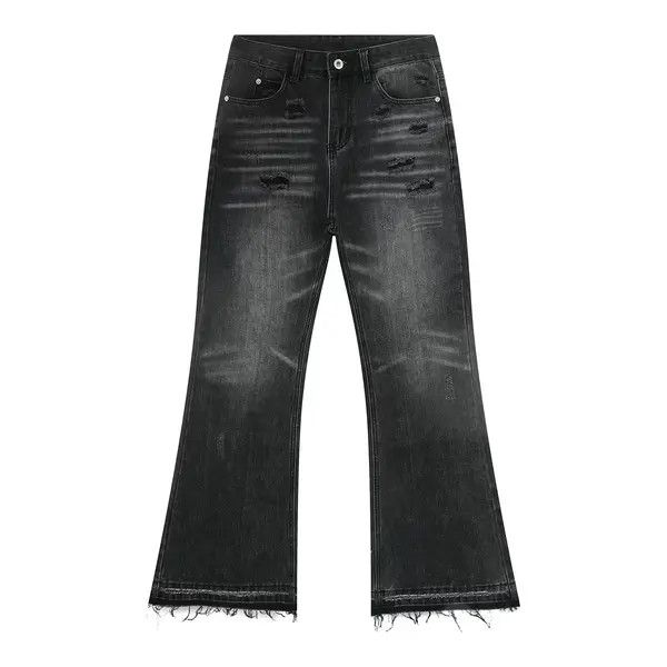 Japanese Brand Pepper x Reiko Black High Street Vintage Loose Fit Jeans Size US 33 - 6 Thumbnail