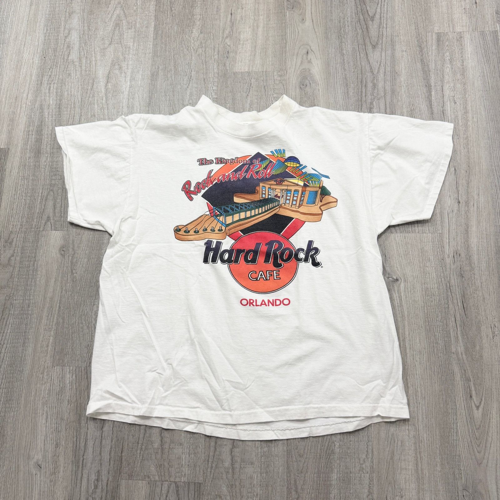 Hard Rock Cafe Vintage Hard Rock Cafe Orlando XL Kingdom of Rock and Roll Size US XL / EU 56 / 4 - 1 Thumbnail