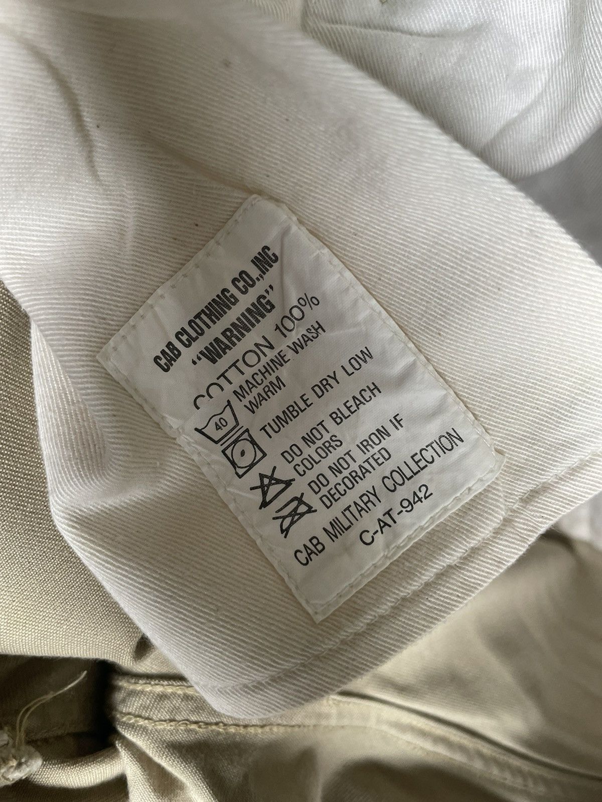 Japanese Brand Vintage Cab Clothing M-41 Military Chino Size US 30 / EU 46 - 12 Thumbnail
