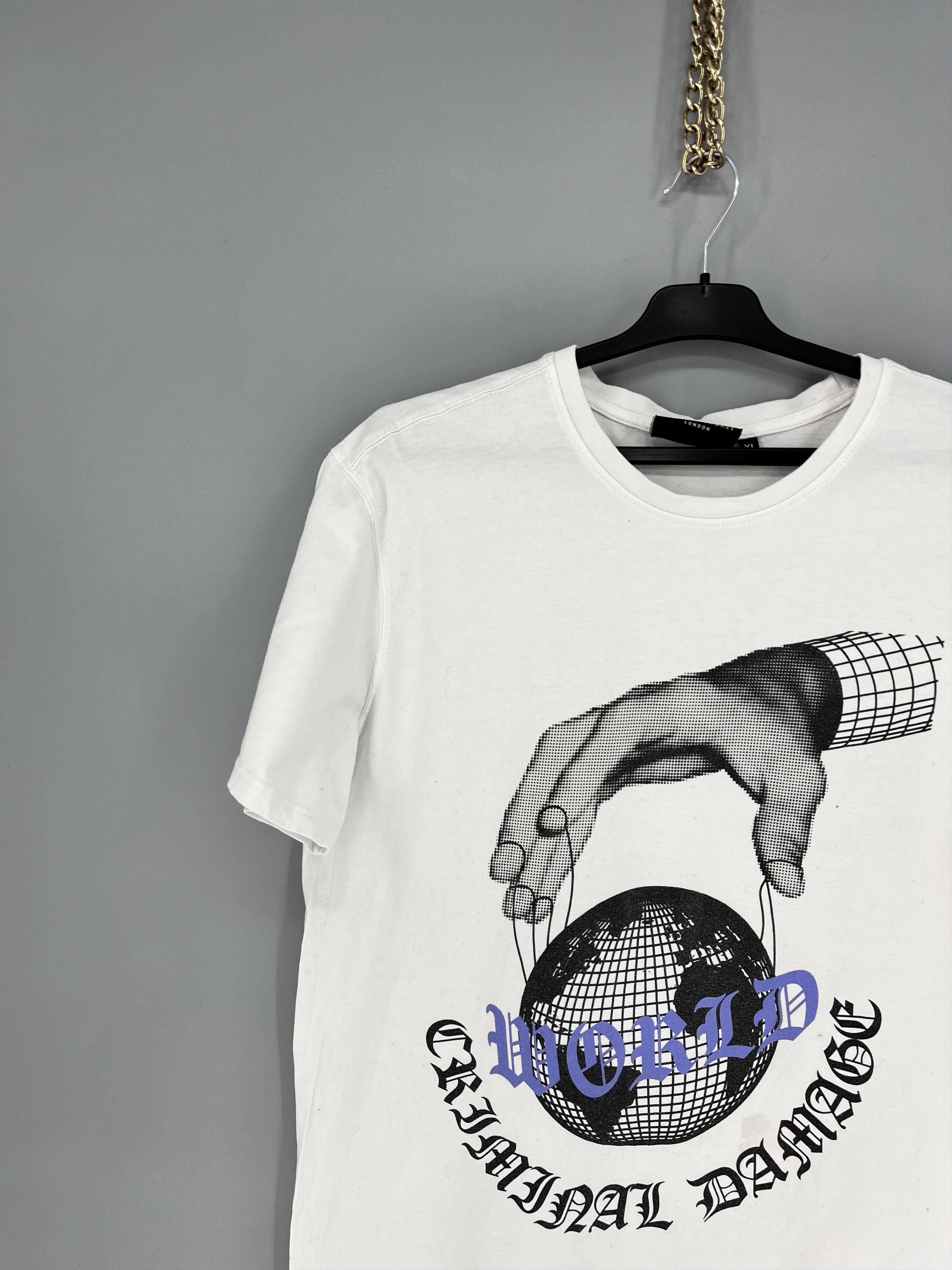 Criminal Damage Vintage Criminal Damage London World Tour Streetwear Style Size US L / EU 52-54 / 3 - 4 Thumbnail