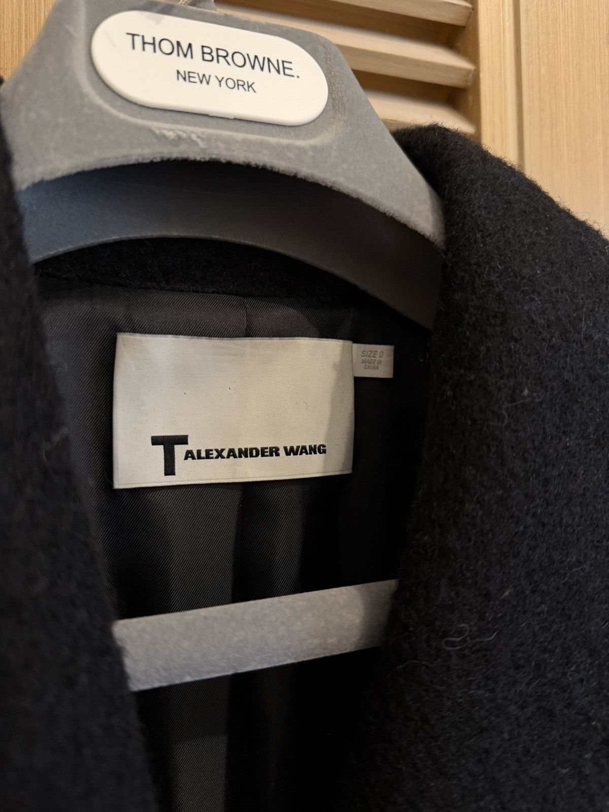 T by Alexander Wang T by Alexander Wang Degrade Ombré wool-blend coat Size XS / US 0-2 / IT 36-38 - 5 Thumbnail