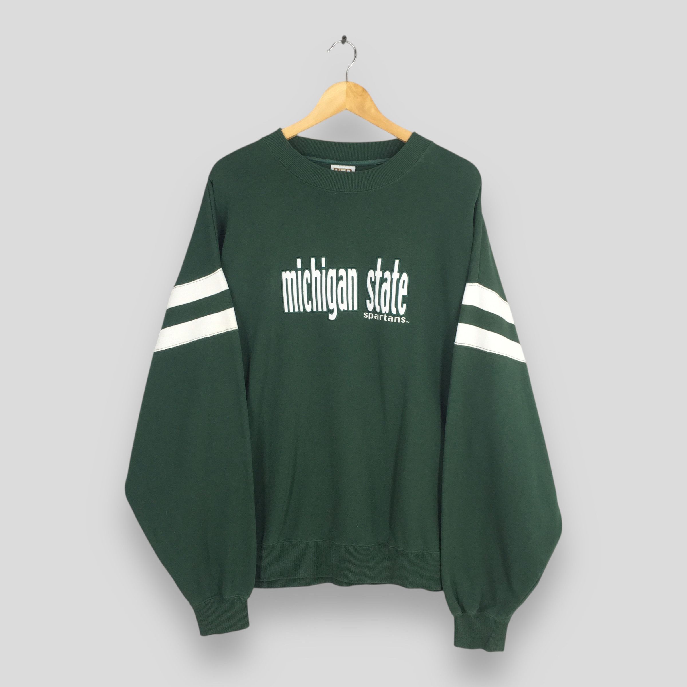 NCAA Vintage Michigan State Spartans Sweatshirt 2XLarge Size US XXL / EU 58 / 5 - 1 Thumbnail