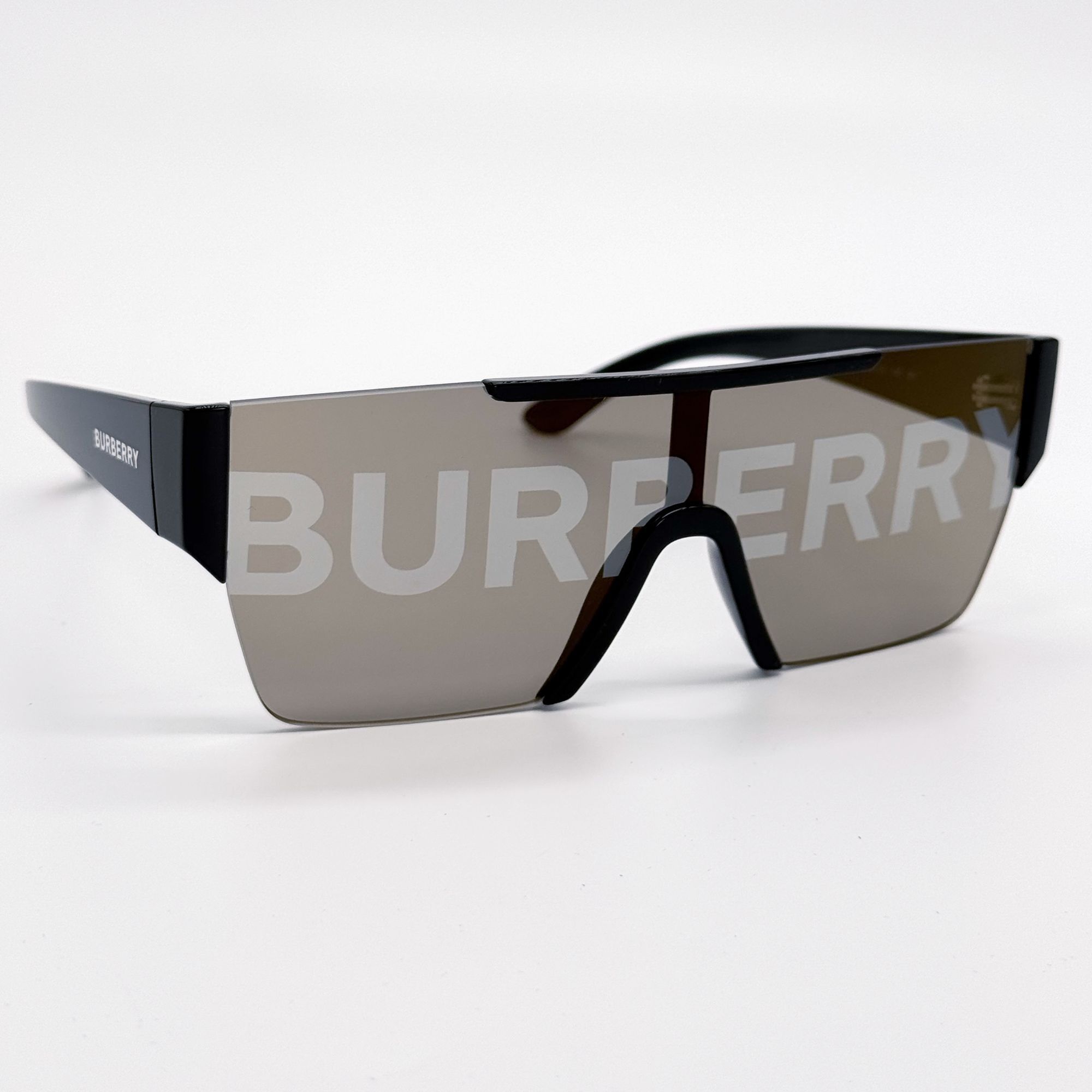 Burberry NEW BURBERRY SUNGLASSES BE4291 3001/G UNISEX BROWN SHIELD BE Size ONE SIZE - 4 Thumbnail