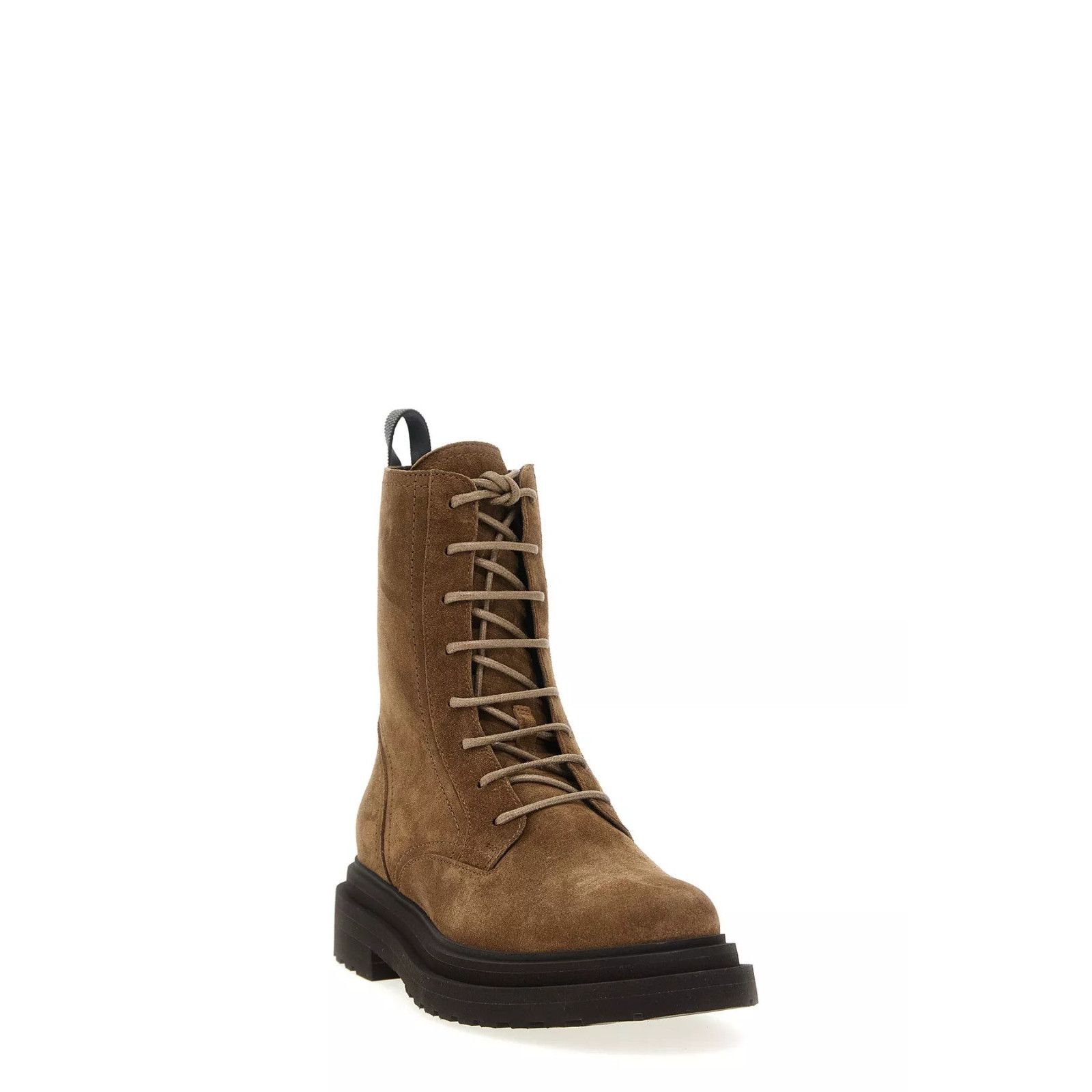 Brunello Cucinelli BRUNELLO CUCINELLI Brown Suede Combat Boots New & Authentic Size US 7 / IT 37 - 2 Thumbnail