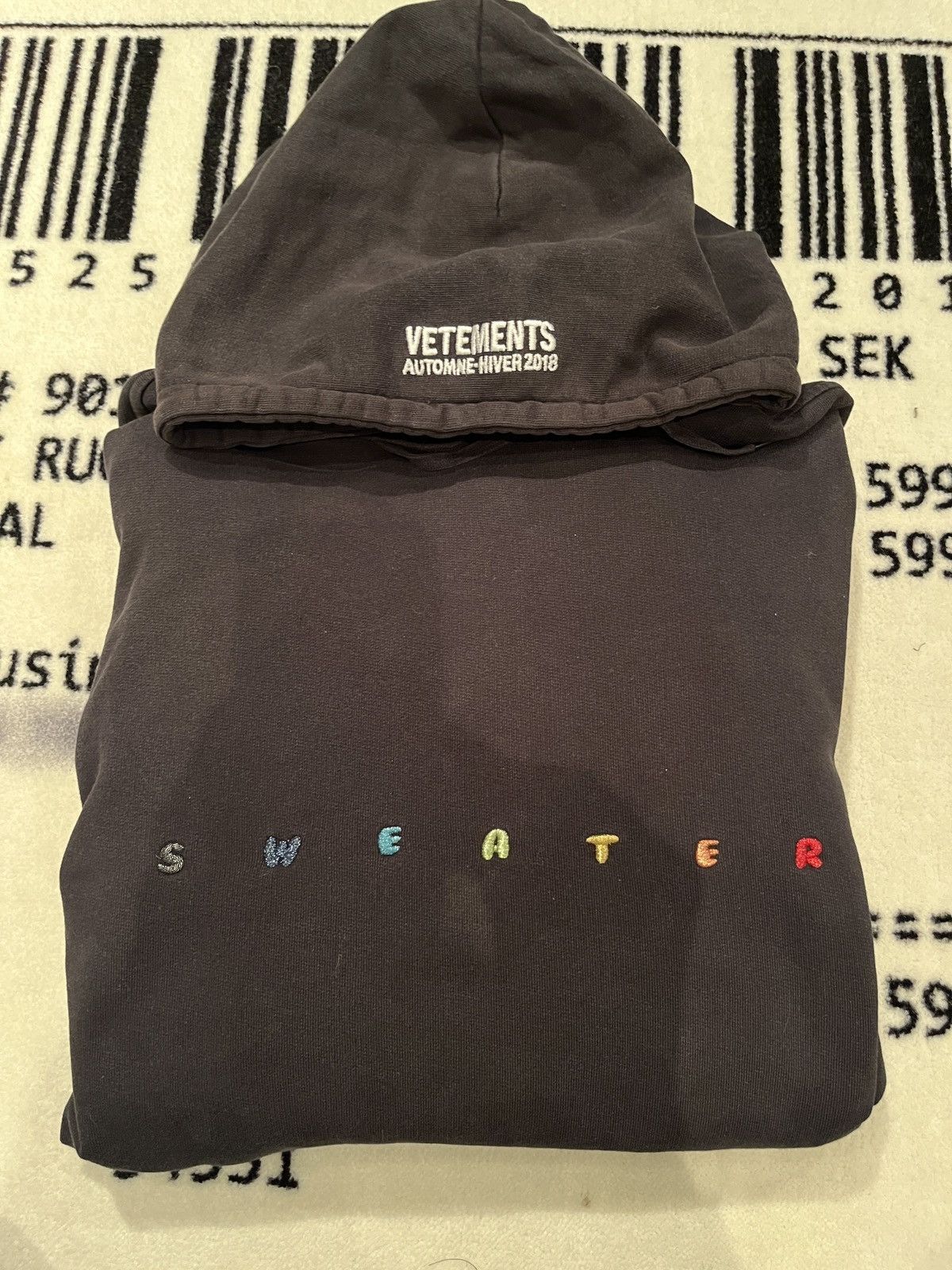 Vetements Vetements Sweater Hoodie Adjustable String Vet Demna Size US L / EU 52-54 / 3 - 7 Thumbnail