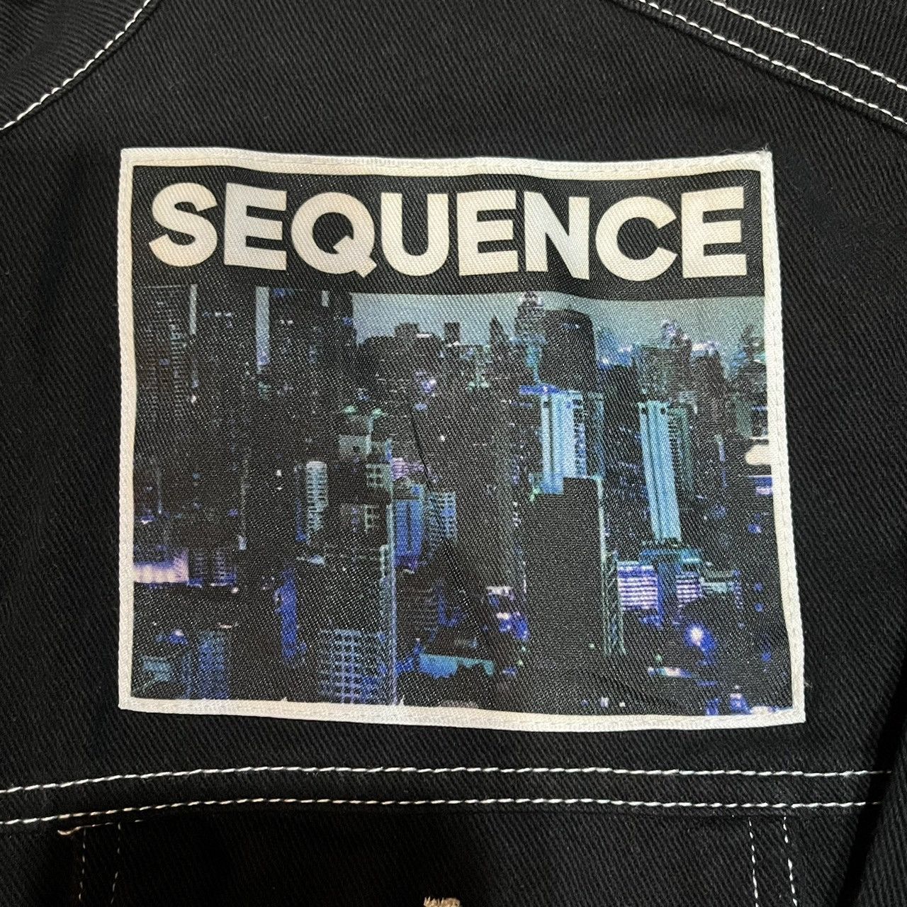 Japanese Brand sequence by b one soul black denim jacket Size US M / EU 48-50 / 2 - 6 Thumbnail