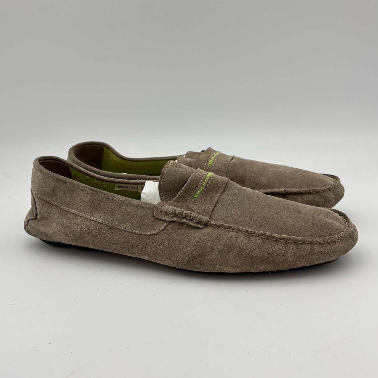 Manolo Blahnik Roadster Suede Driving Loafers Slip Ons 44