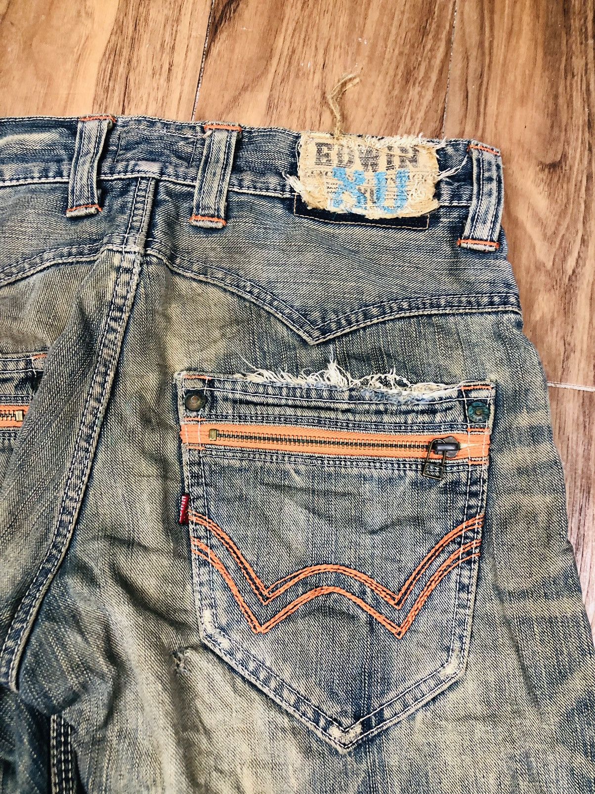 Edwin Edwin Distressed Jeans (21) Size US 30 / EU 46 - 17 Thumbnail