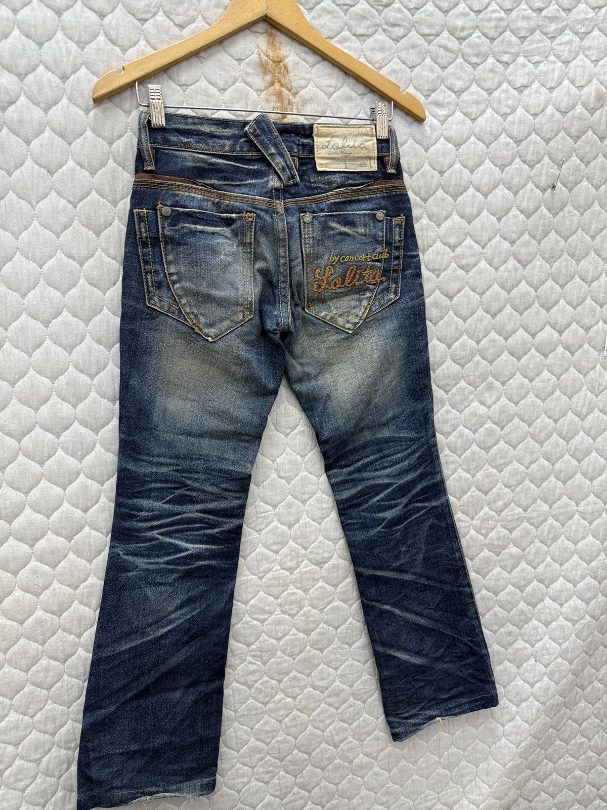 14th Addiction 🔥🔥🔥ARCHIVE VINTAGE LOLITA FLARE JEANS Size 26" / US 2 / IT 38 - 6 Thumbnail