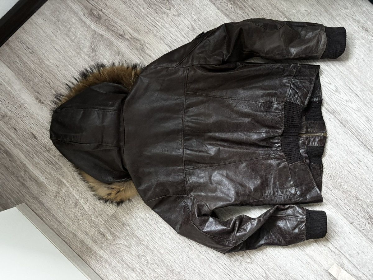 Other Emanuele Curci Women’s Leather Bomber Jacket Made in Italy Size XL / US 12-14 / IT 48-50 - 16 Thumbnail