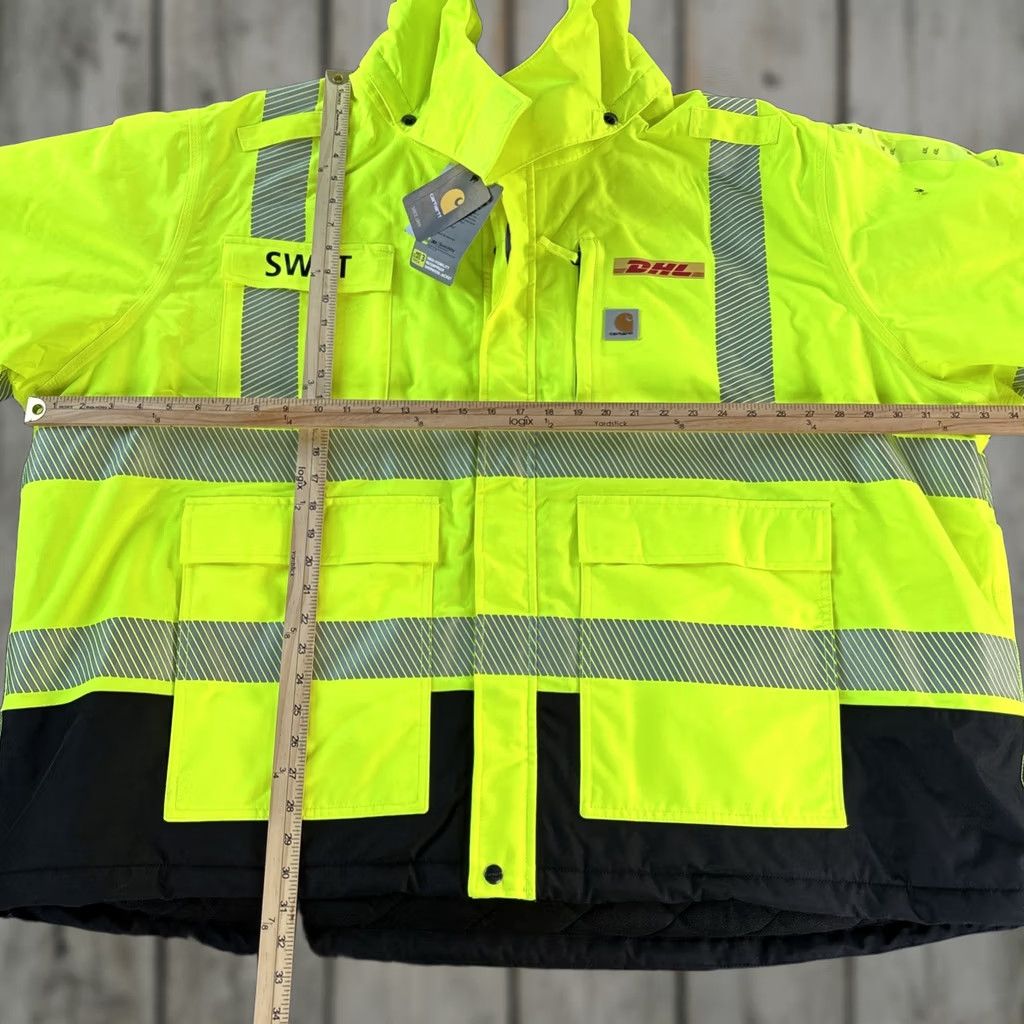 Carhartt Carhartt Sherwood Class 3 Jacket 4XL Green Nylon Insulated Workwear Mens Midsize Winter 100787 383 Size US XXL / EU 58 / 5 - 1 Thumbnail