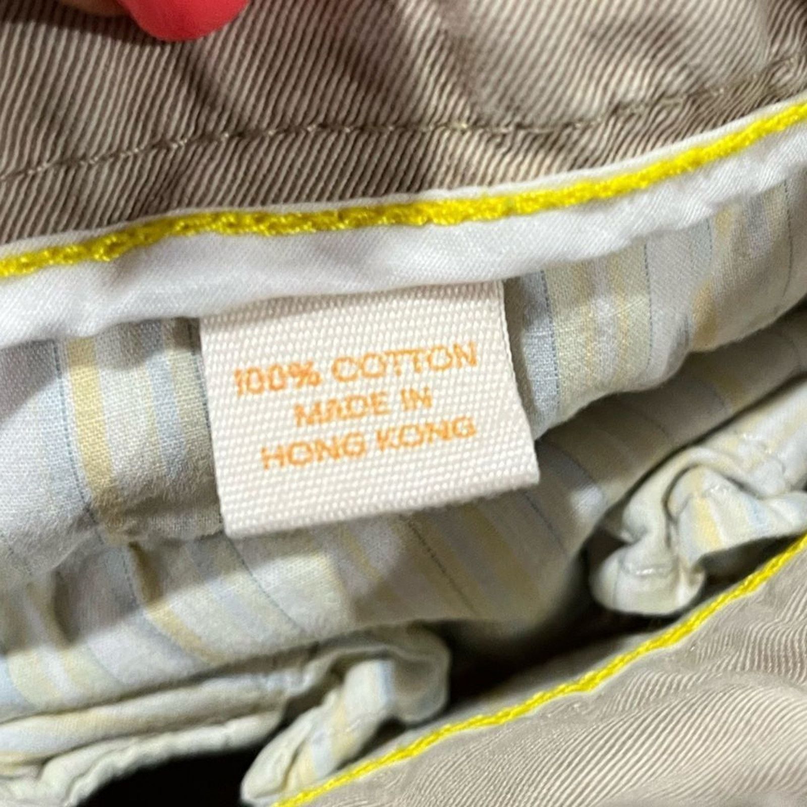 Vintage J.Crew Classic Twill Chino 5'' Shorts City Fit Low-Rise Sz 8 Size 30" / US 8 / IT 44 - 6 Thumbnail