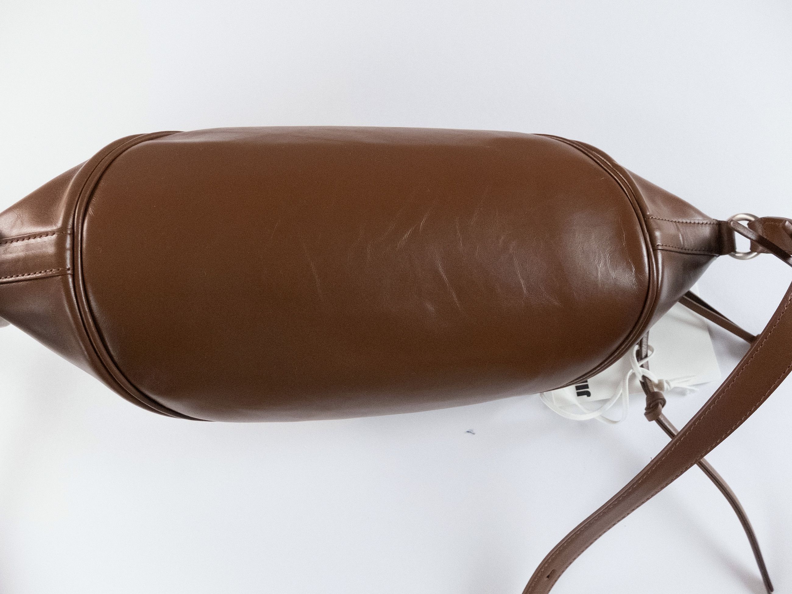 Jil Sander JIL SANDER medium brown leather Taco belt / crossbody bag Size ONE SIZE - 6 Thumbnail