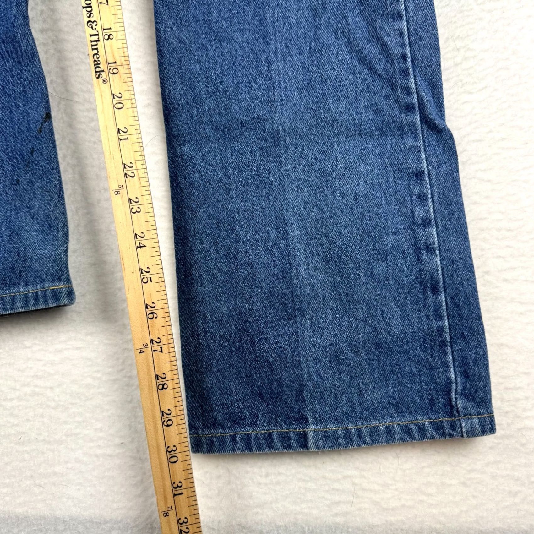 Levi's VINTAGE Levi's 517 Denim Jeans Bootcut 32x30 34x32 Faded Western Mens Jeans Regular Blue 5-Pocket 30 Inseam Size US 32 / EU 48 - 4 Thumbnail