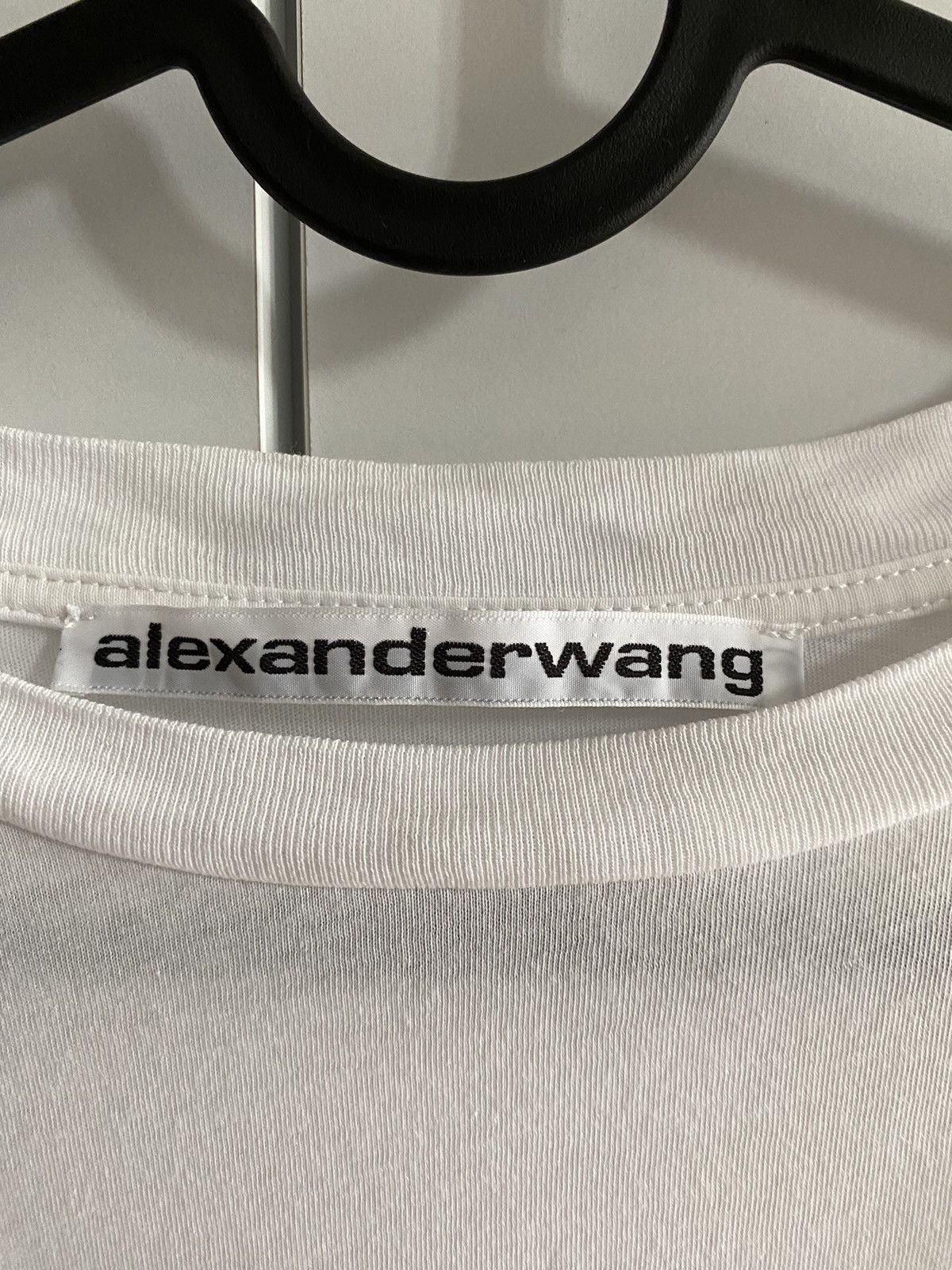 Alexander Wang Alexander Wang White Cotton T-Shirt Size US XS / EU 42 / 0 - 3 Thumbnail