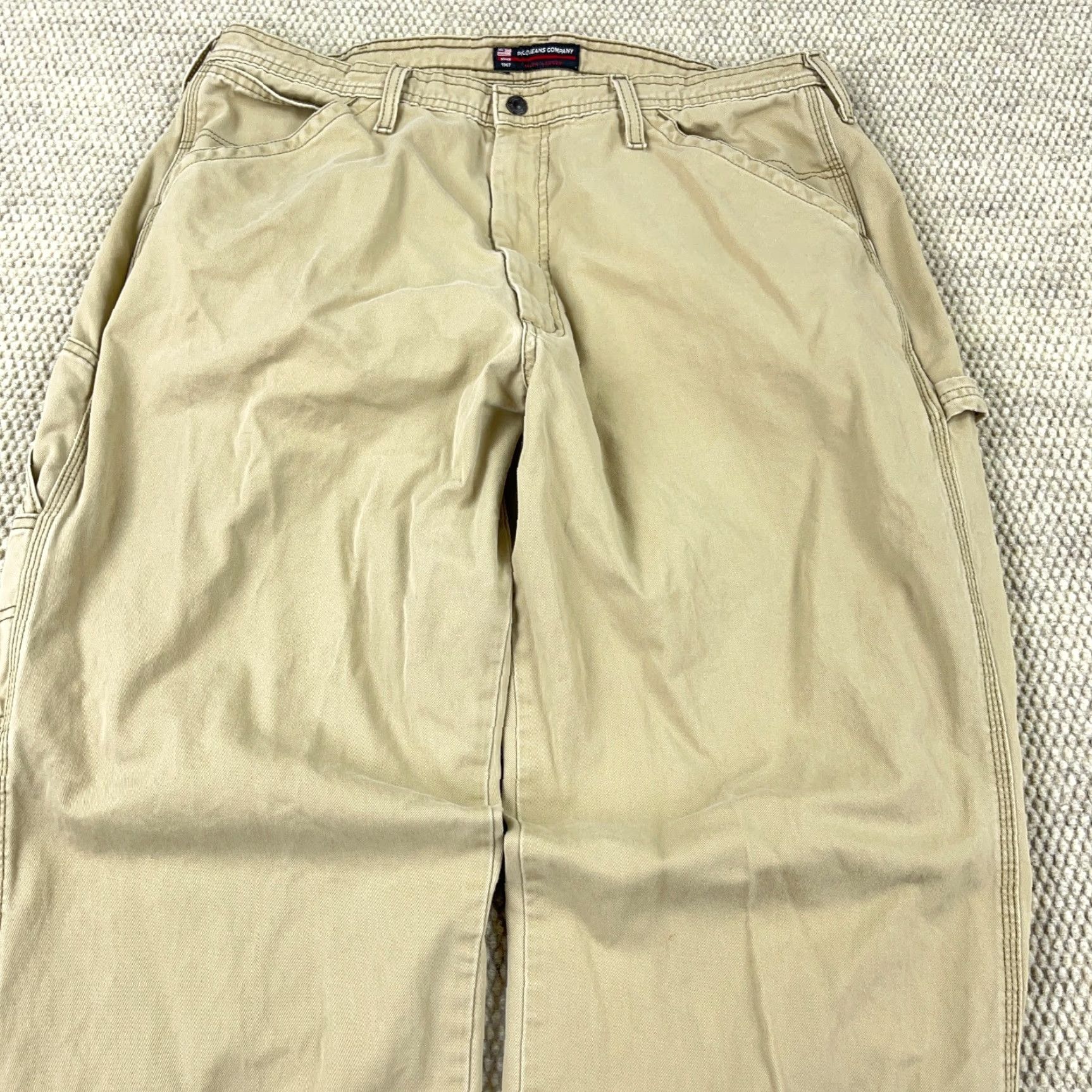 Polo Ralph Lauren VINTAGE Polo Ralph Lauren Pants Men 36x30 Canvas Brown Carpenter Casual Workwear Grunge 90s Size US M / EU 48-50 / 2 - 7 Thumbnail