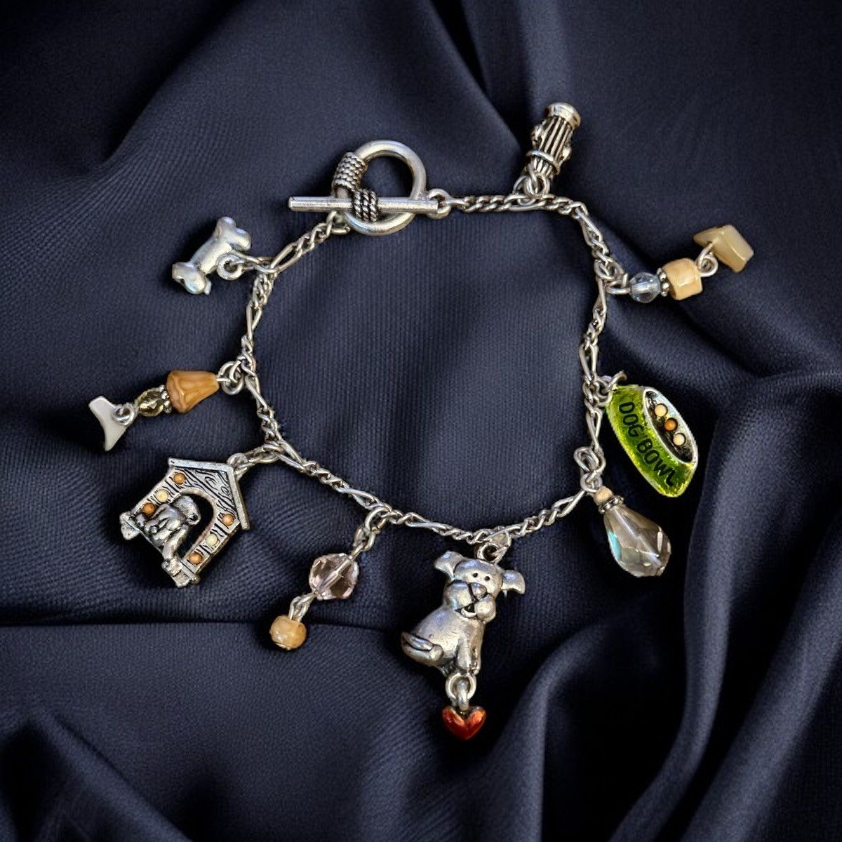 Other Silver tone dog theme charm bracelet Size ONE SIZE - 1 Thumbnail